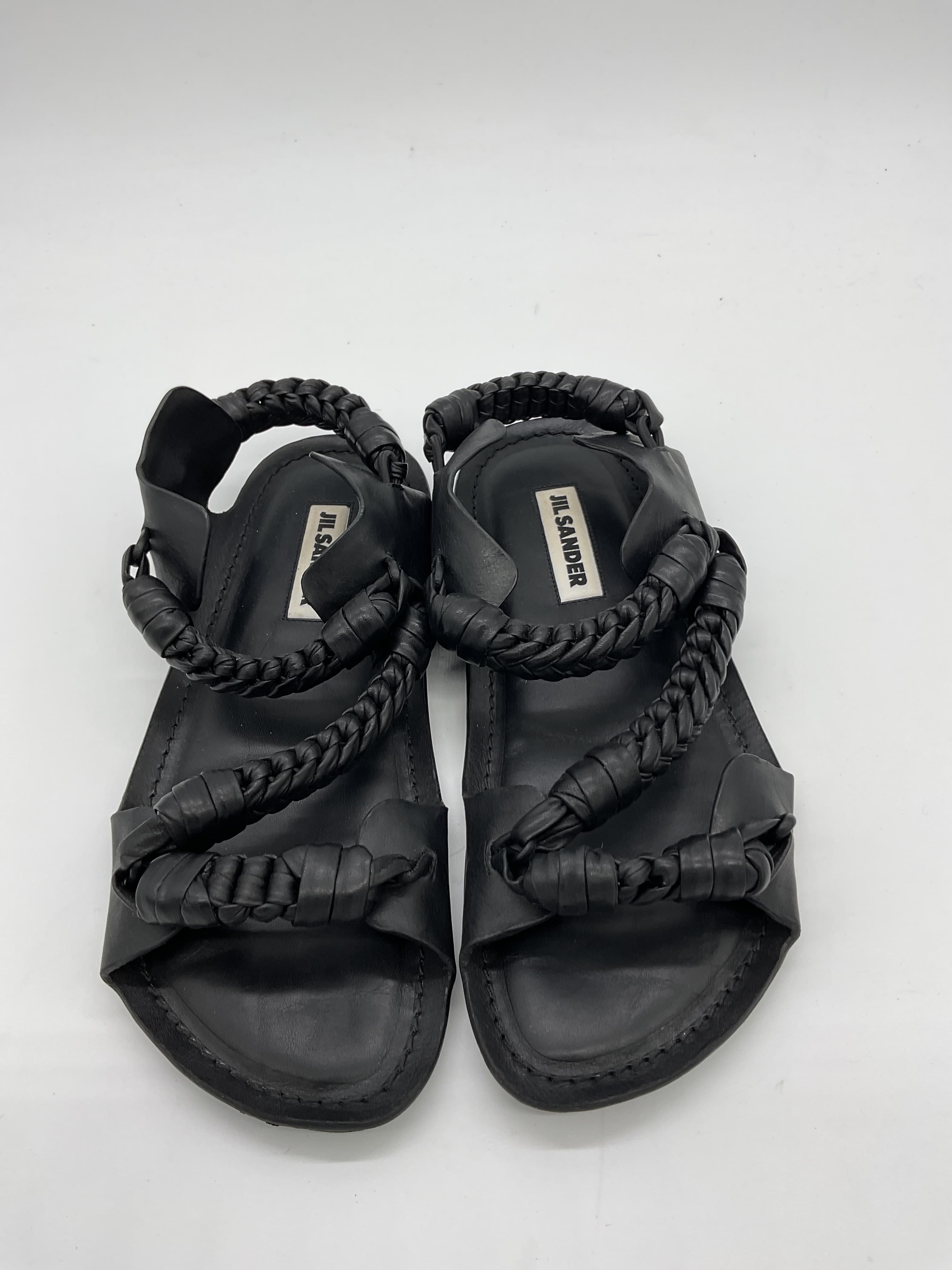 Braided Leather Sandals - Image 4
