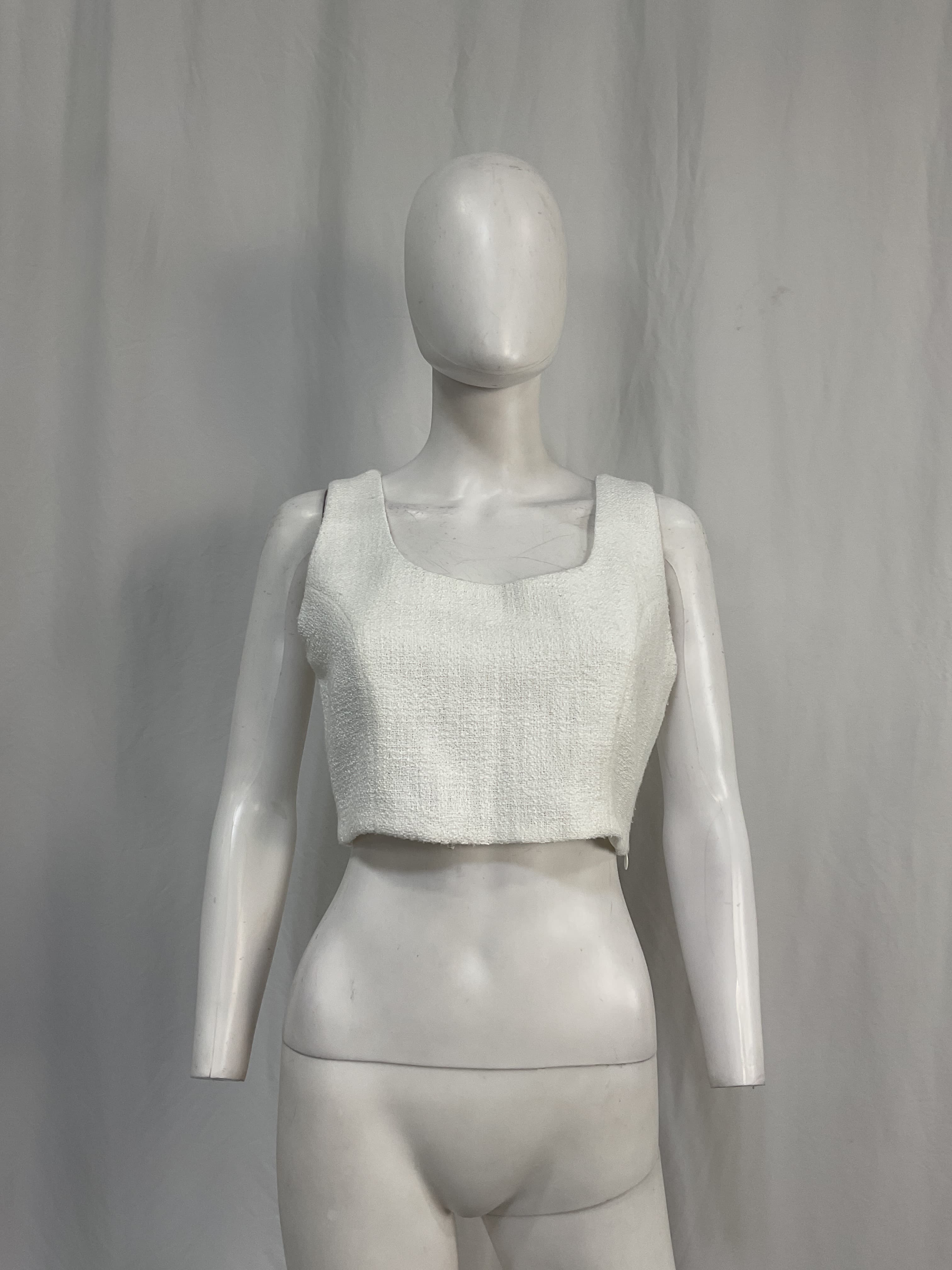 Simone Tank In White - Image 2