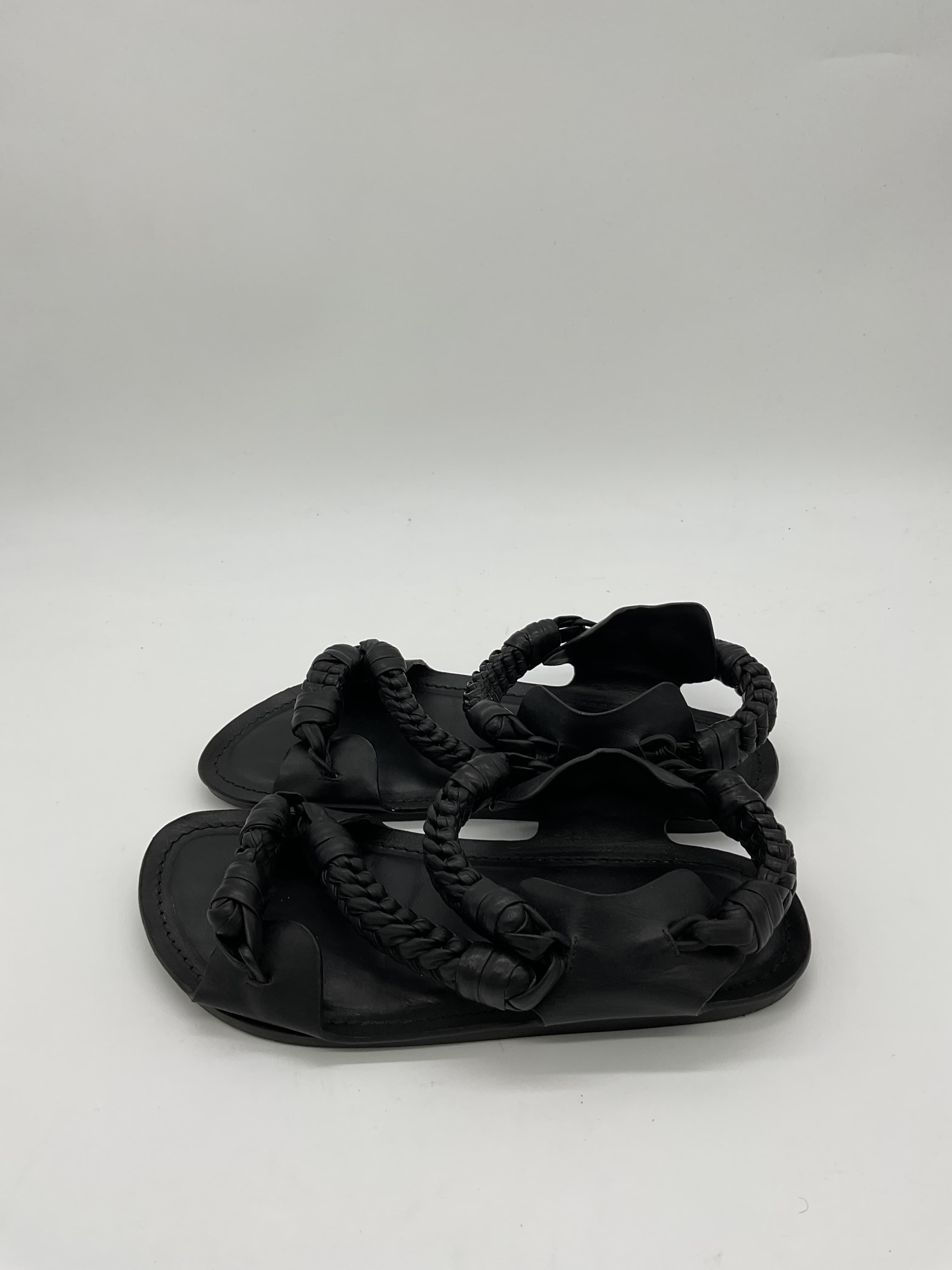 Braided Leather Sandals - Image 3