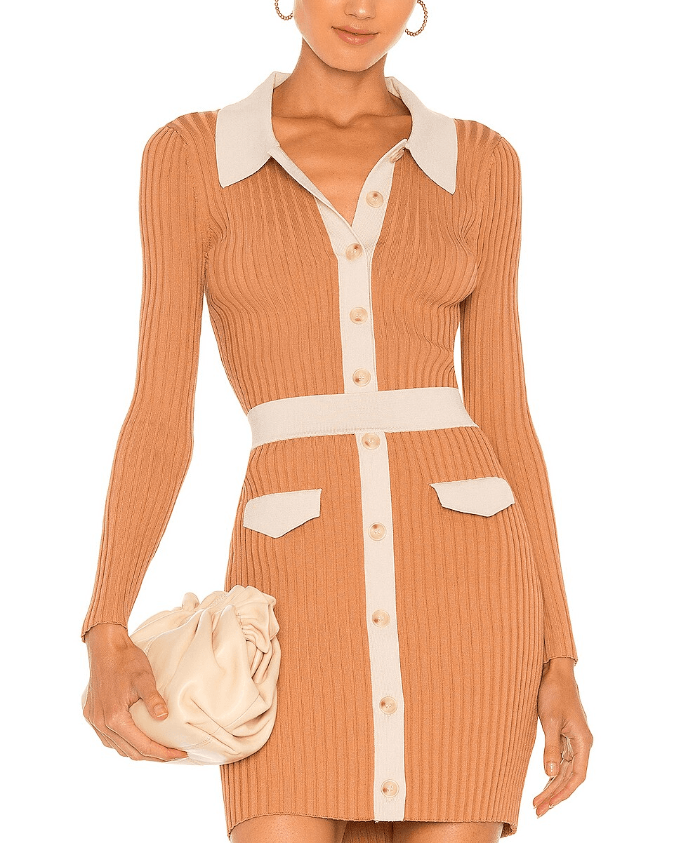 Elsie Compact Cut Out Polo Cardigan - Image 1