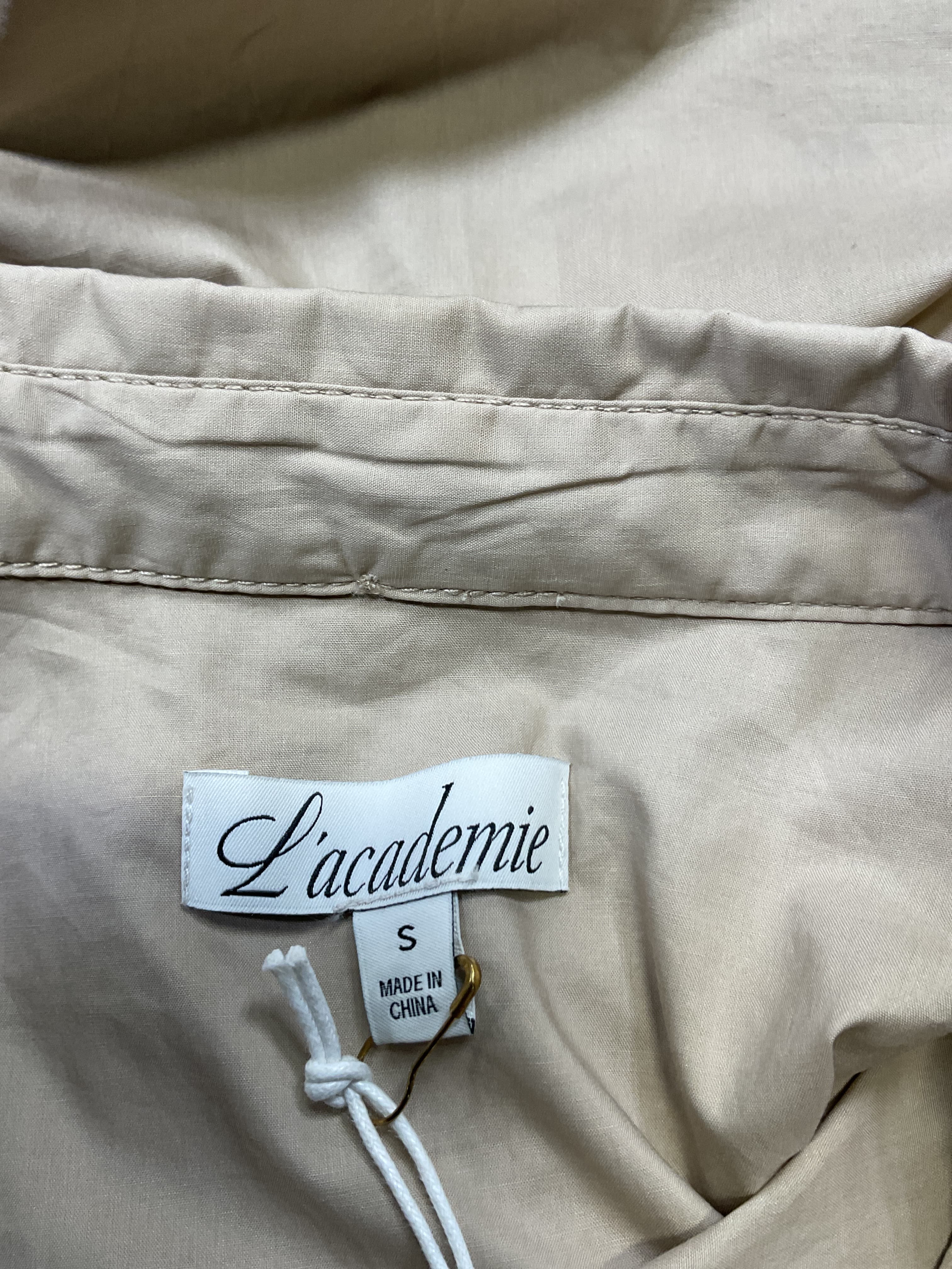The Lena Blouse In Khaki - Image 4