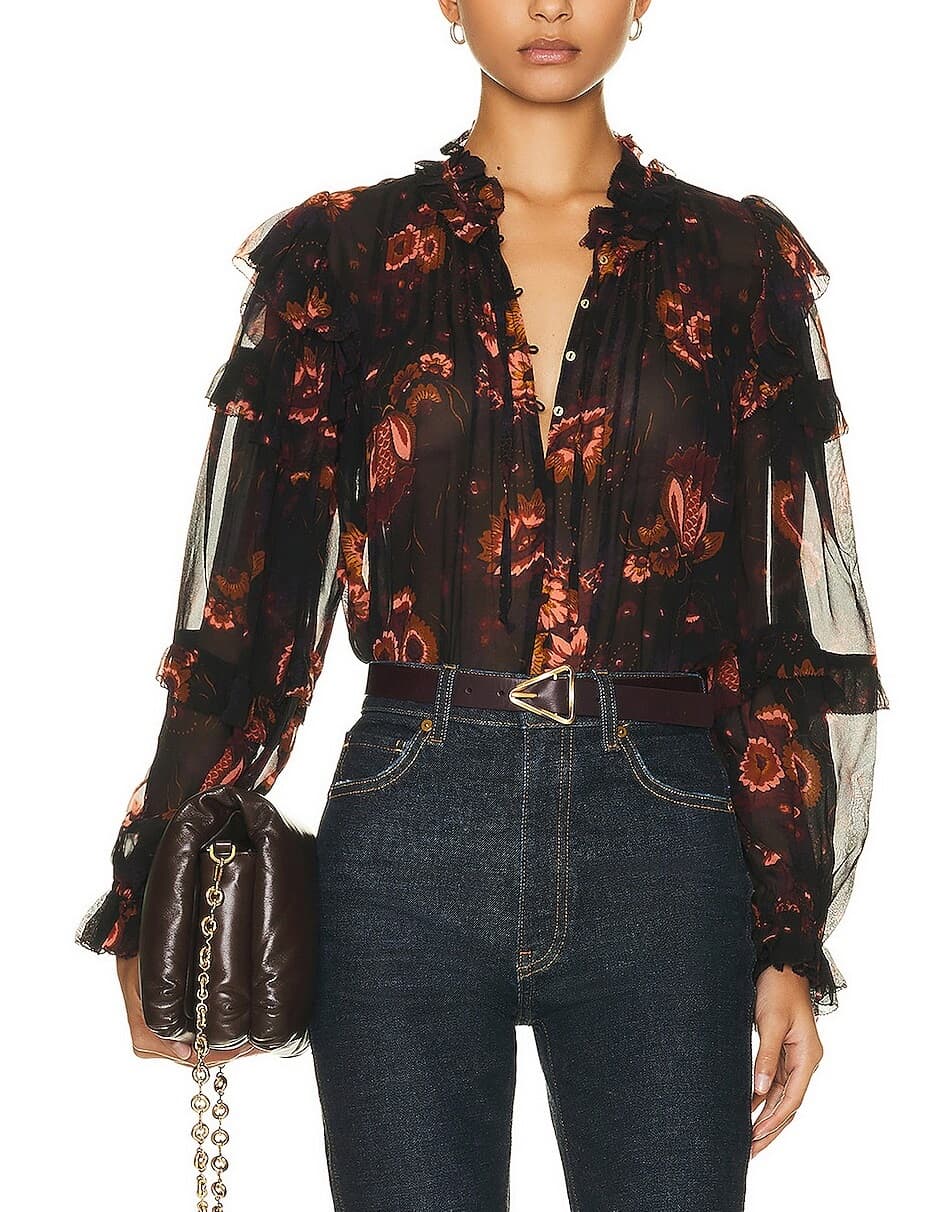 Miray Blouse In Valerian - Image 1