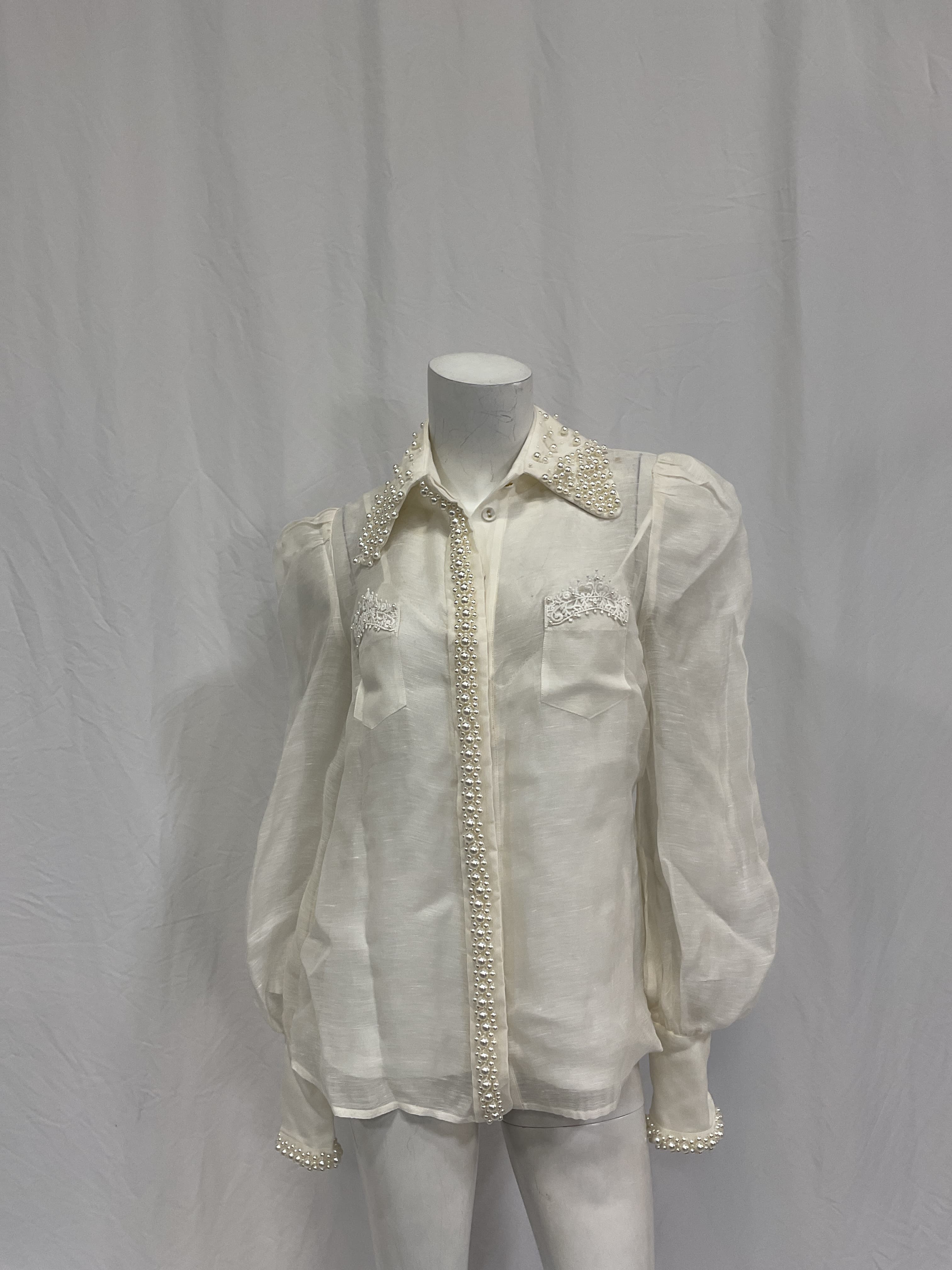 Long Sleeve Button-Up Top - Image 2