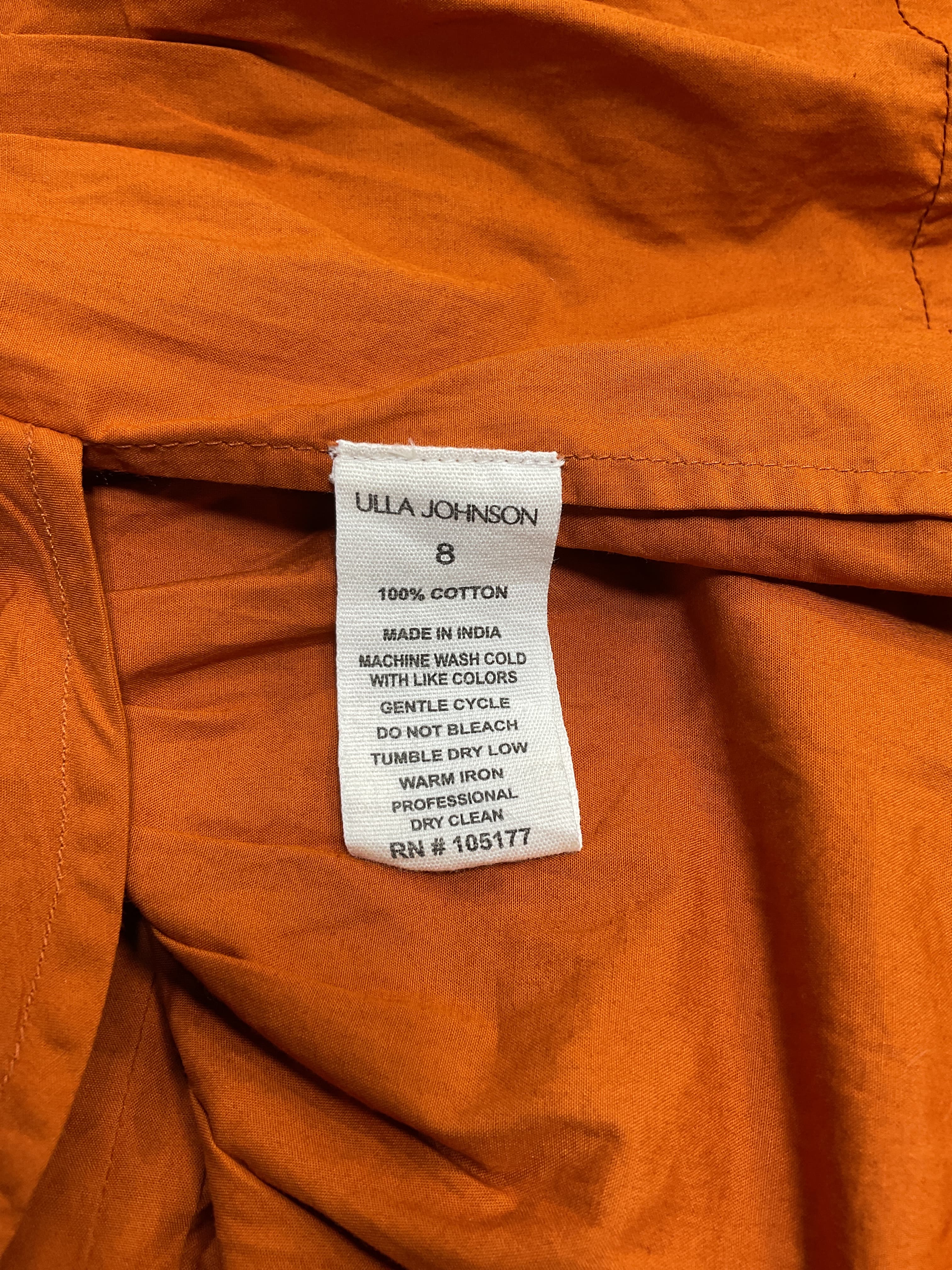 Rosalind Dress In Saffron - Image 4