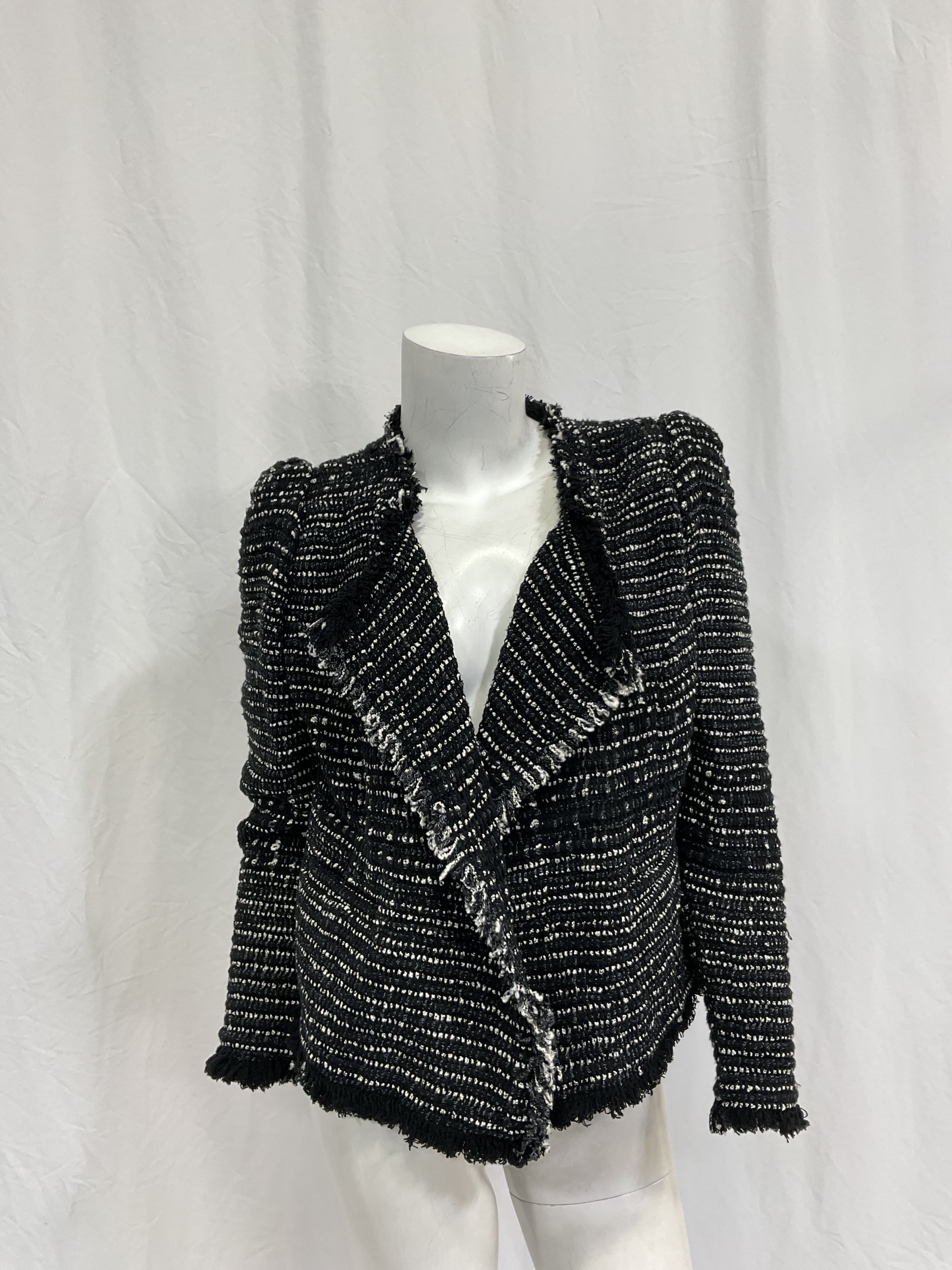 Diana Frayed Cotton-Blend Tweed Jacket - Image 2