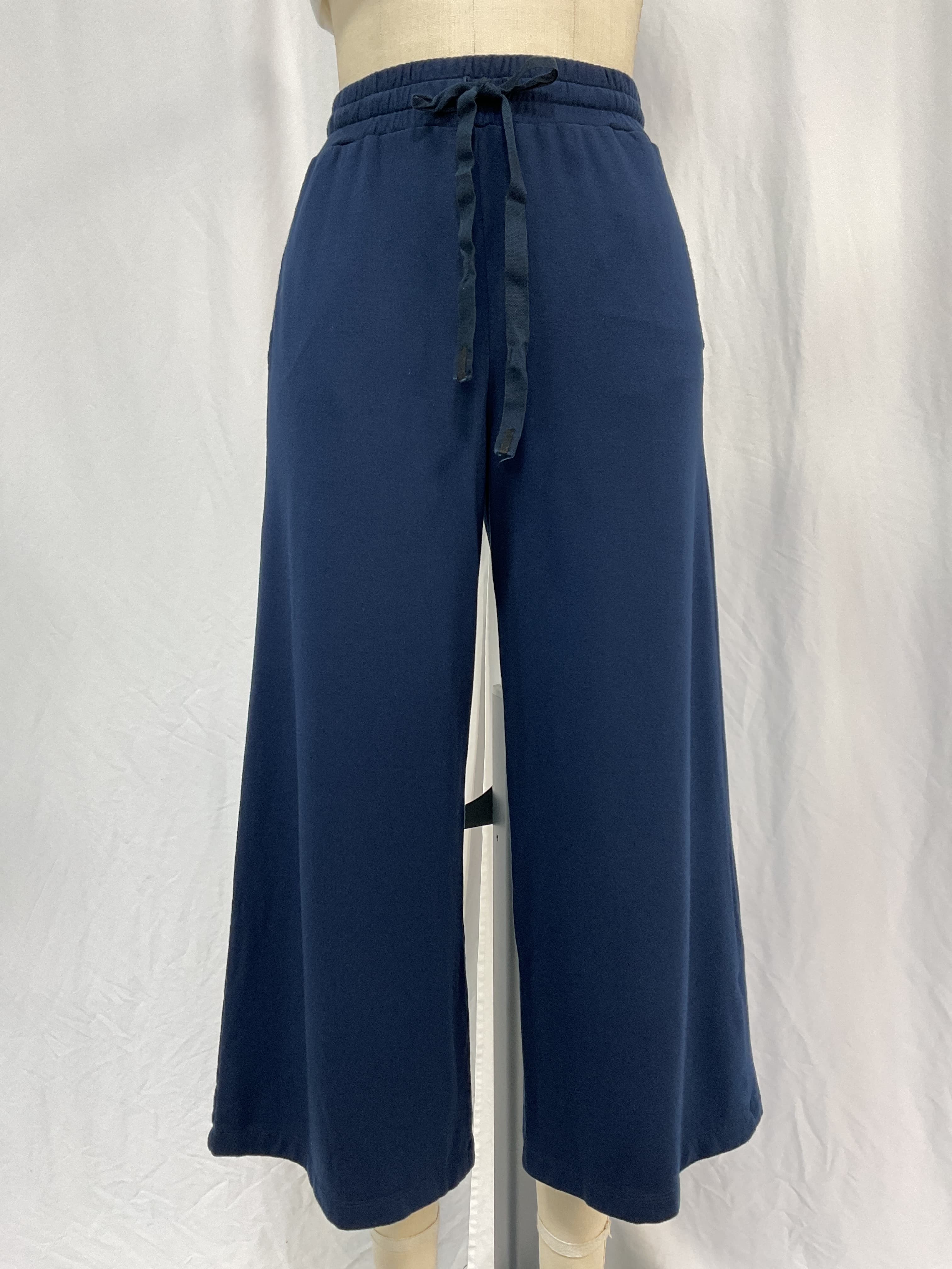 Softest Fleece Drawstring Wide Leg Pants - Image 3