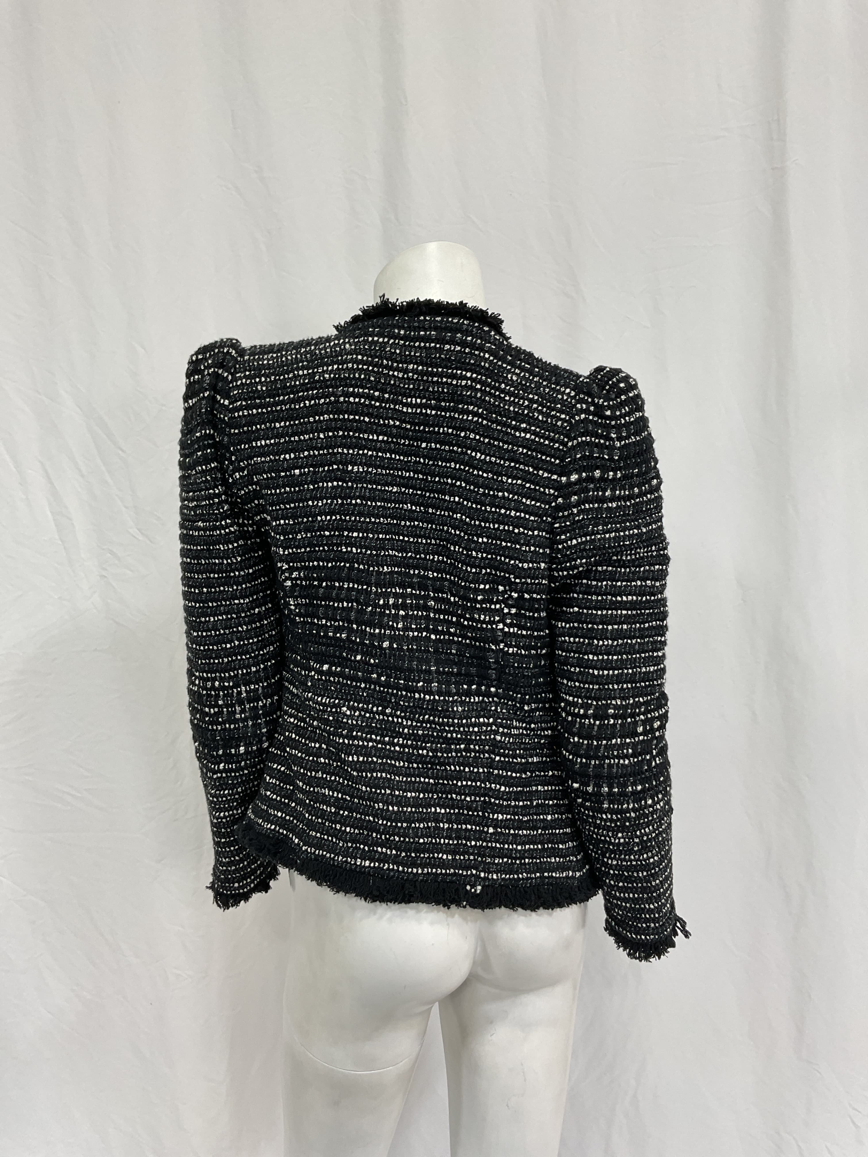 Diana Frayed Cotton-Blend Tweed Jacket - Image 3
