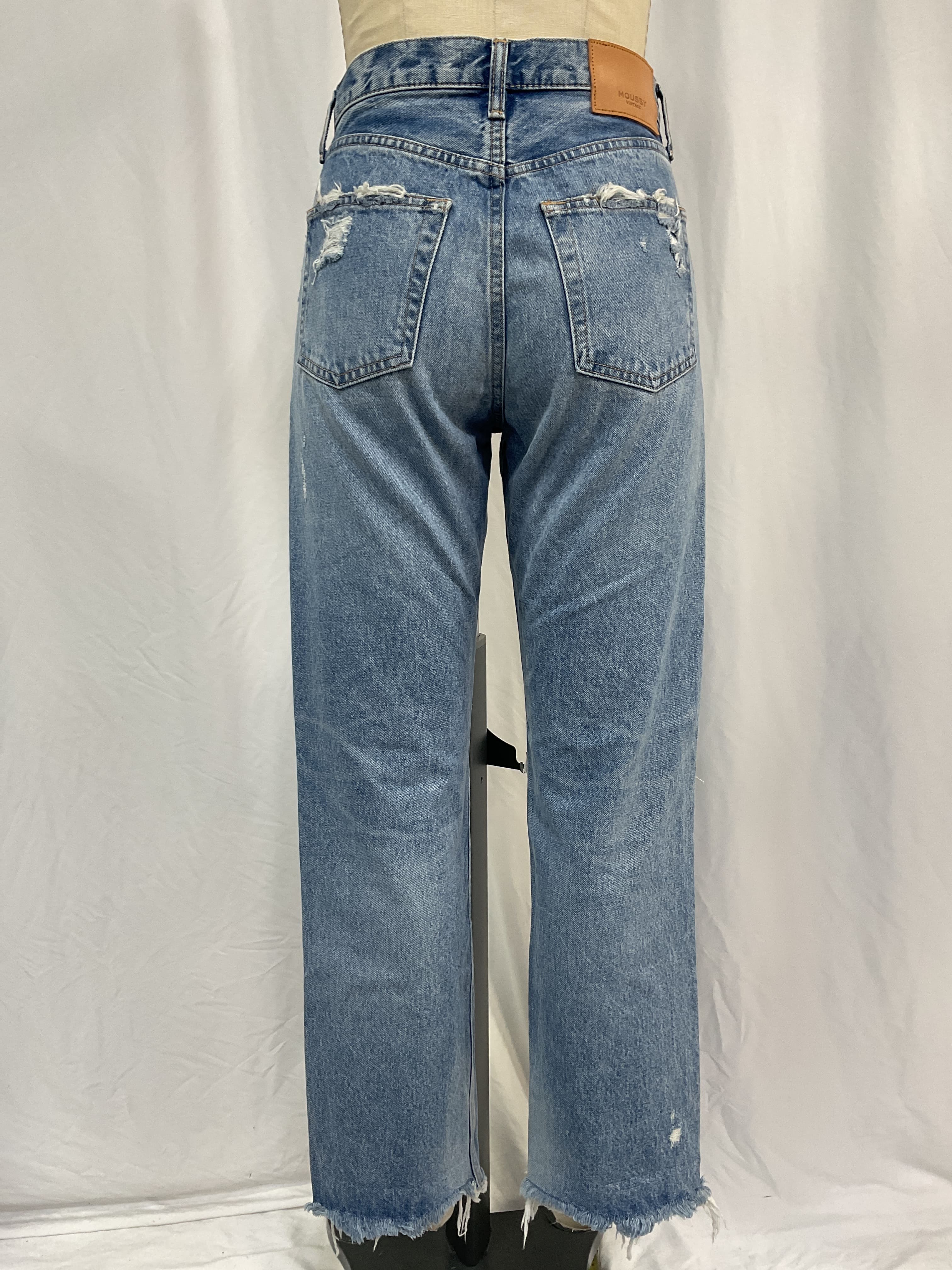 Odessa Wide Straight Leg In Light Blue - Image 4