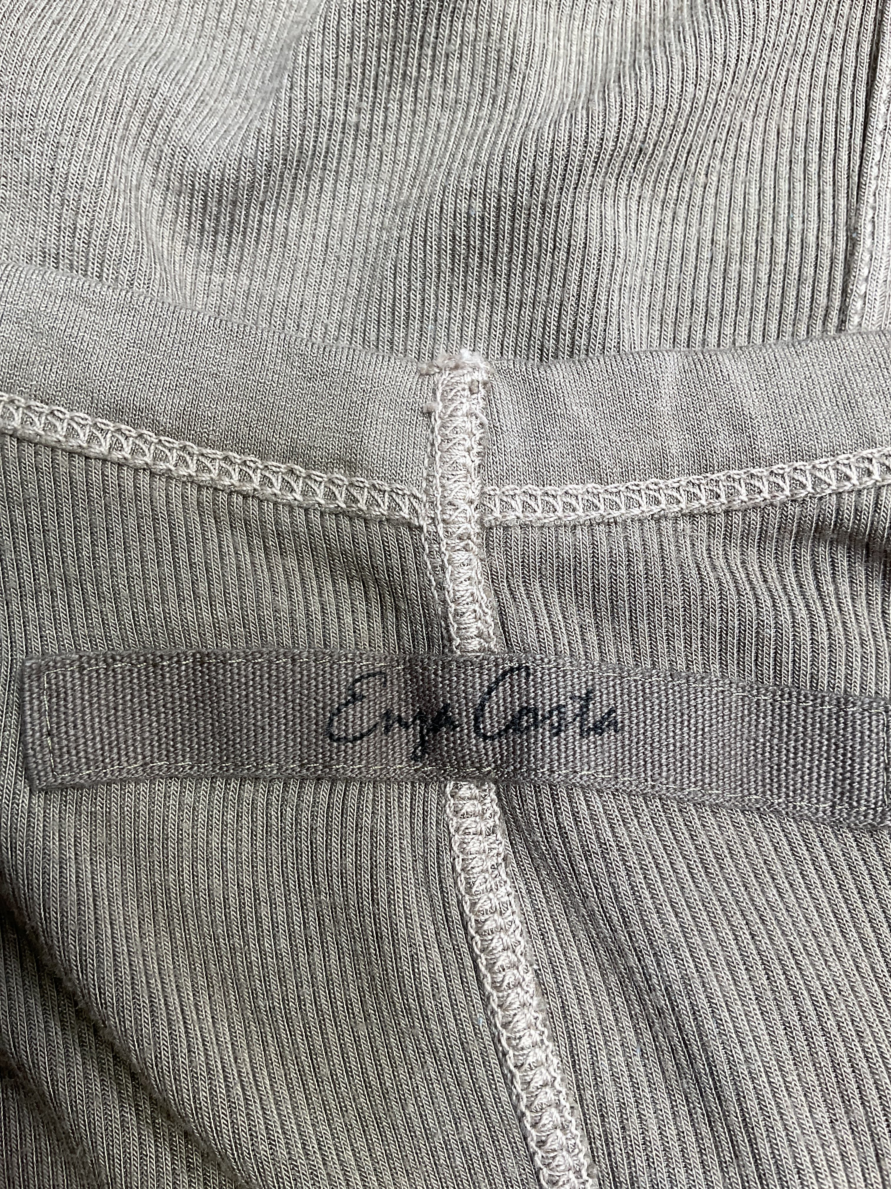 Silk Rib Bold Tank Top In Olive Oil - Image 4