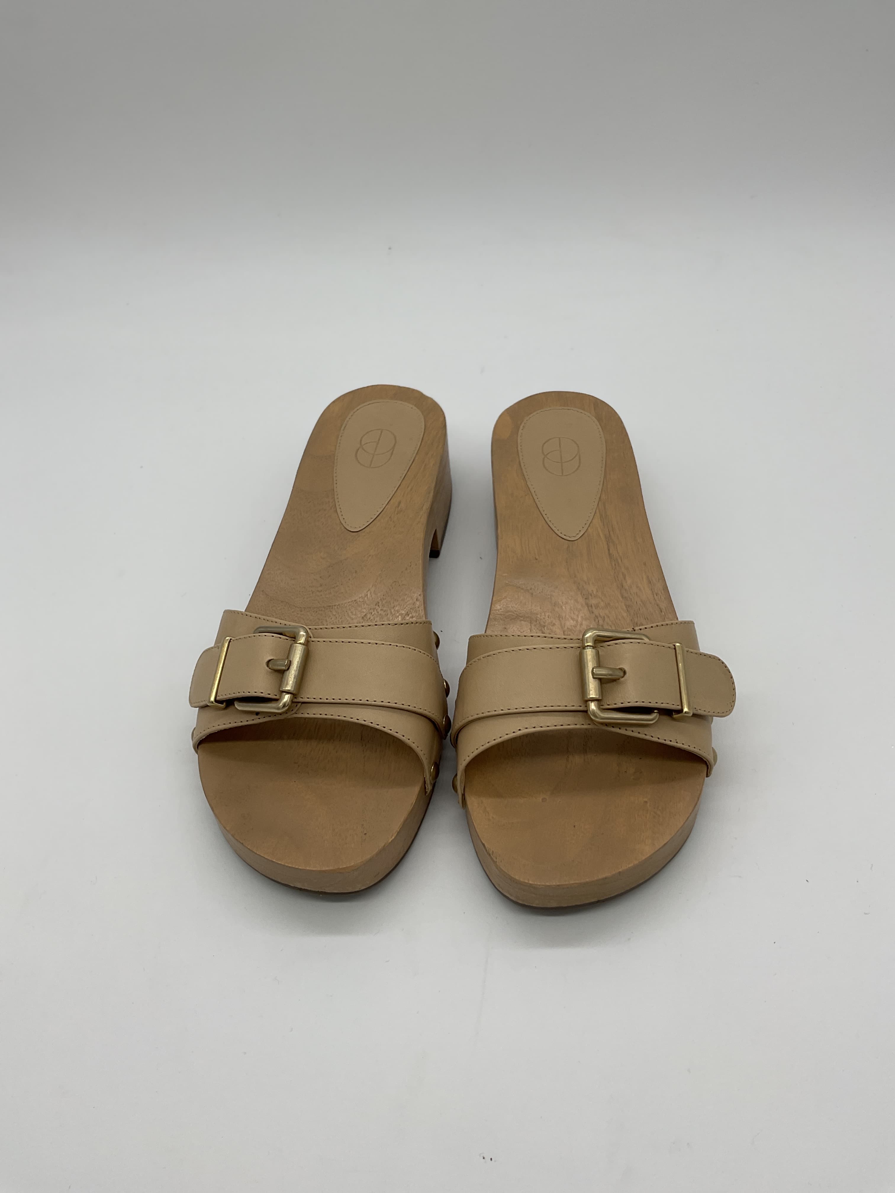 Buckled Leather Slides - Image 2