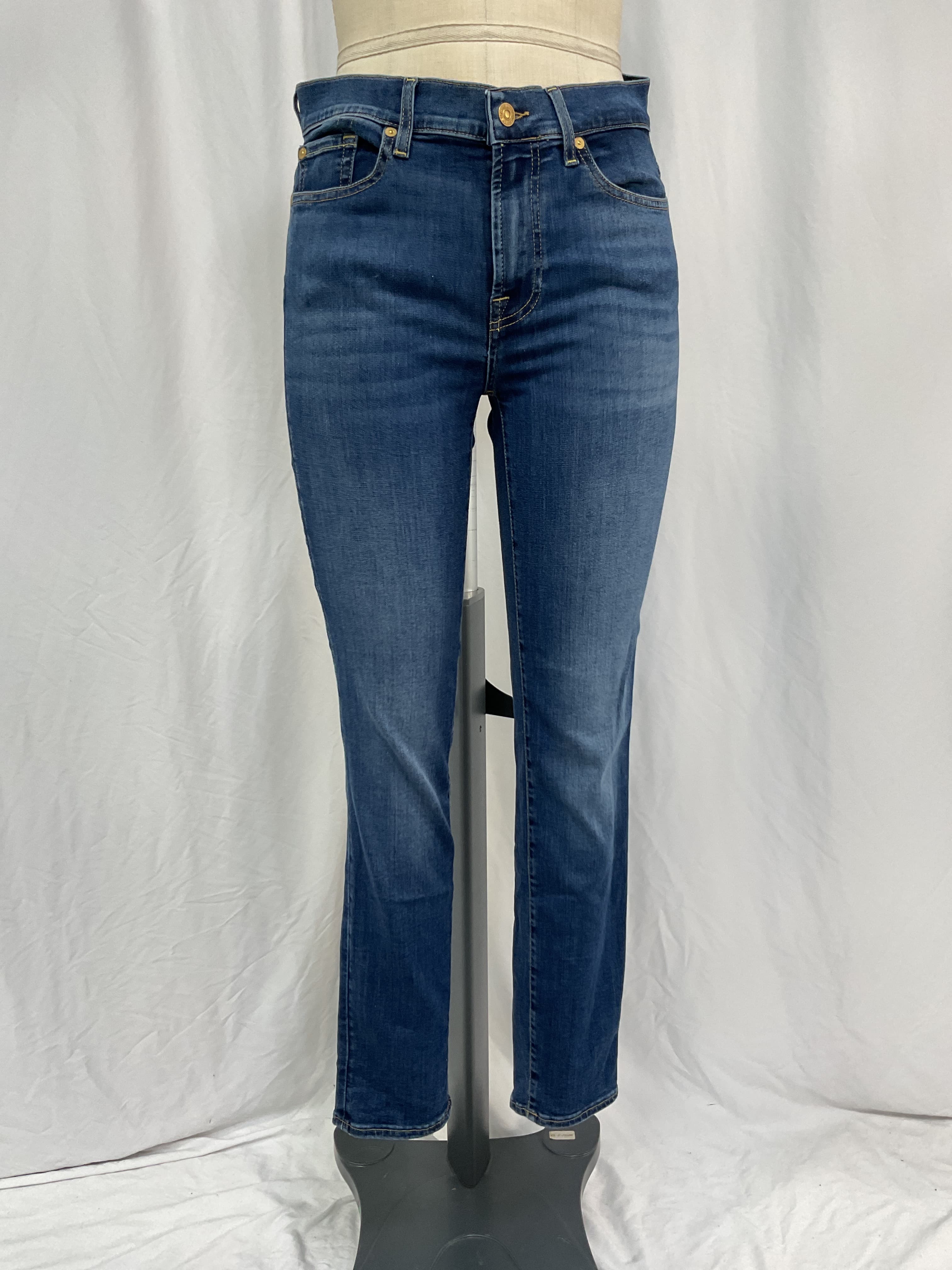 7 For All Mankind Roxanne Mid-Rise Slim Jeans - Image 3