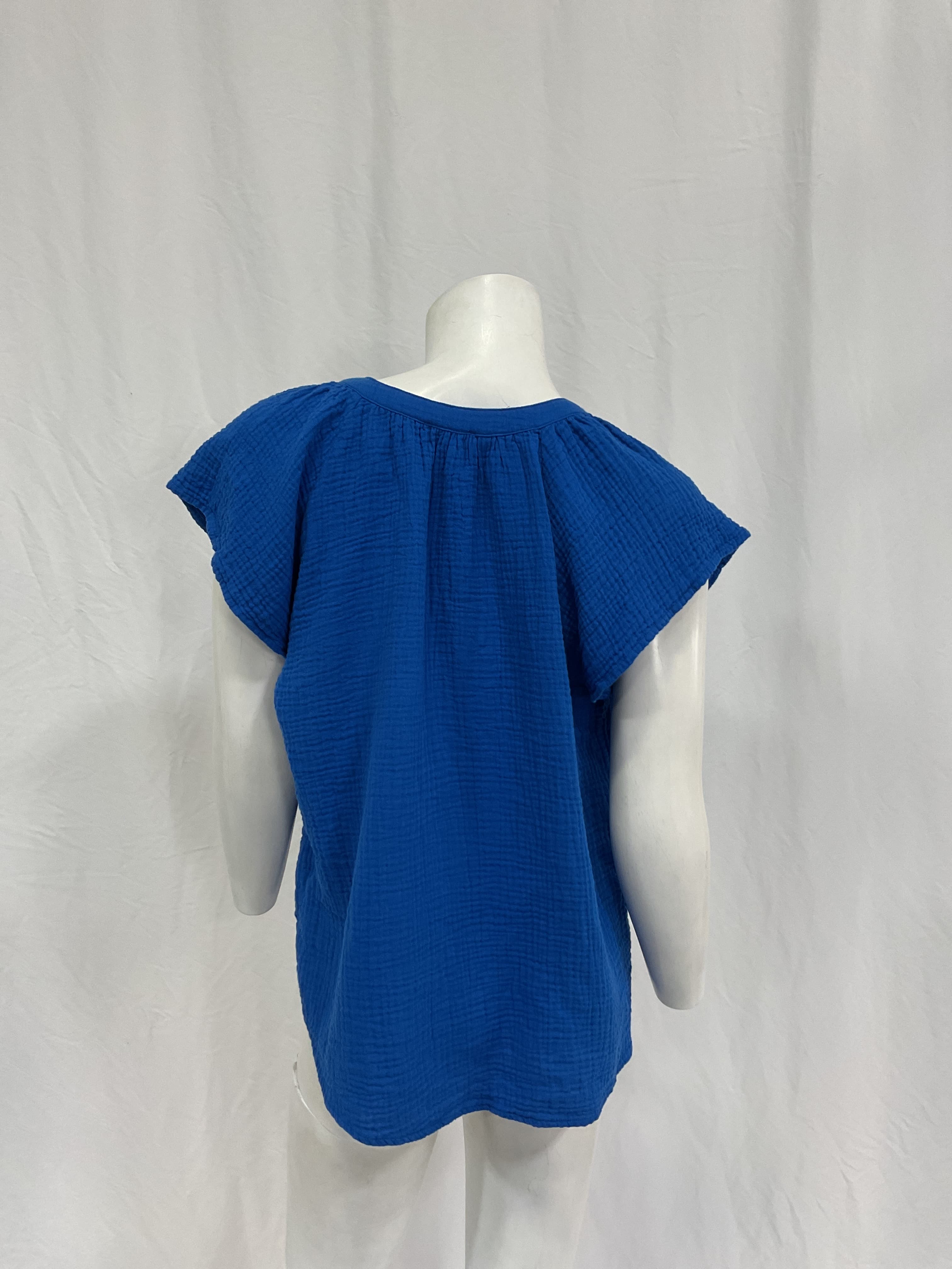 Maribel Top In Sapphire - Image 3