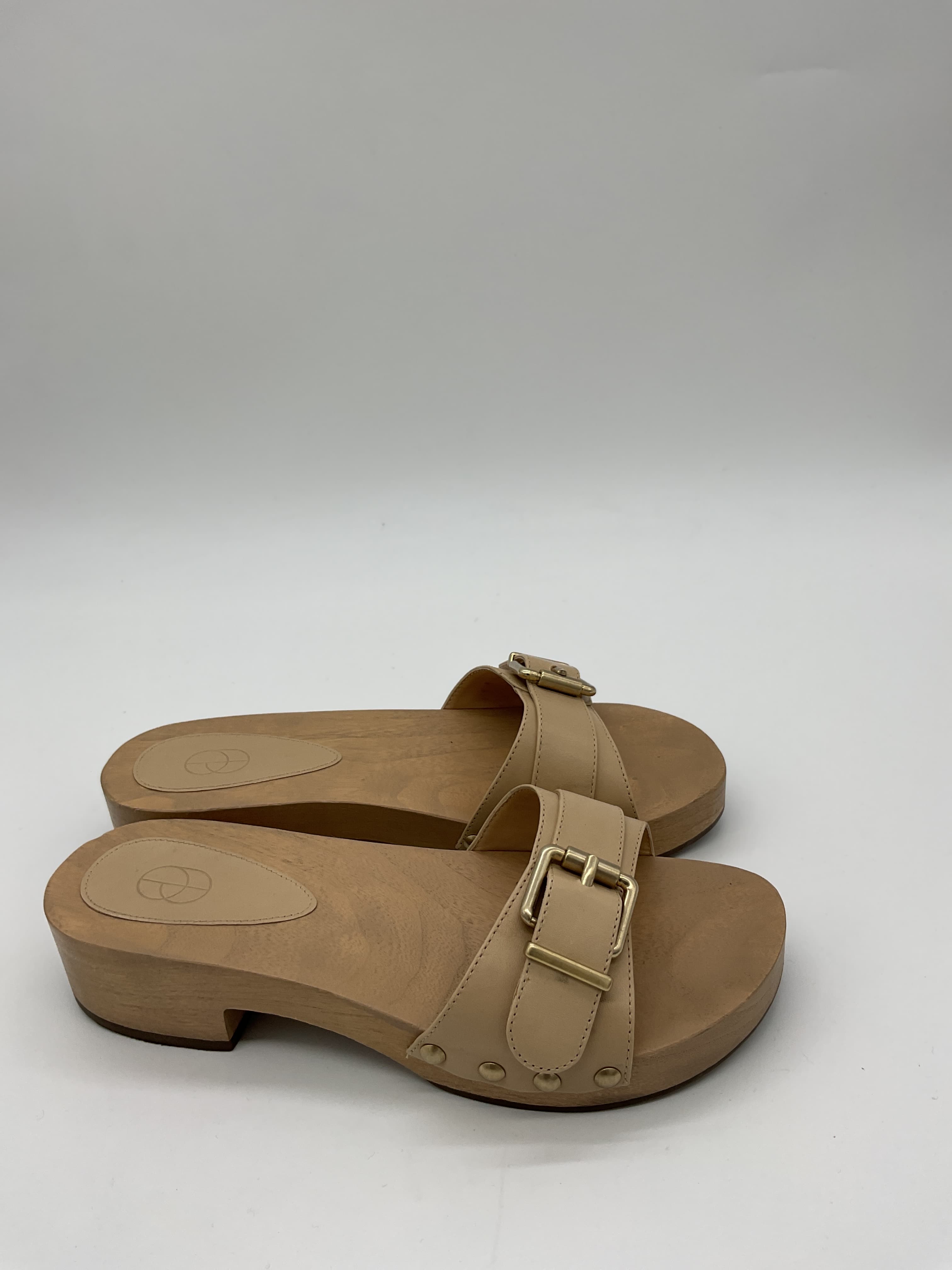 Buckled Leather Slides - Image 3