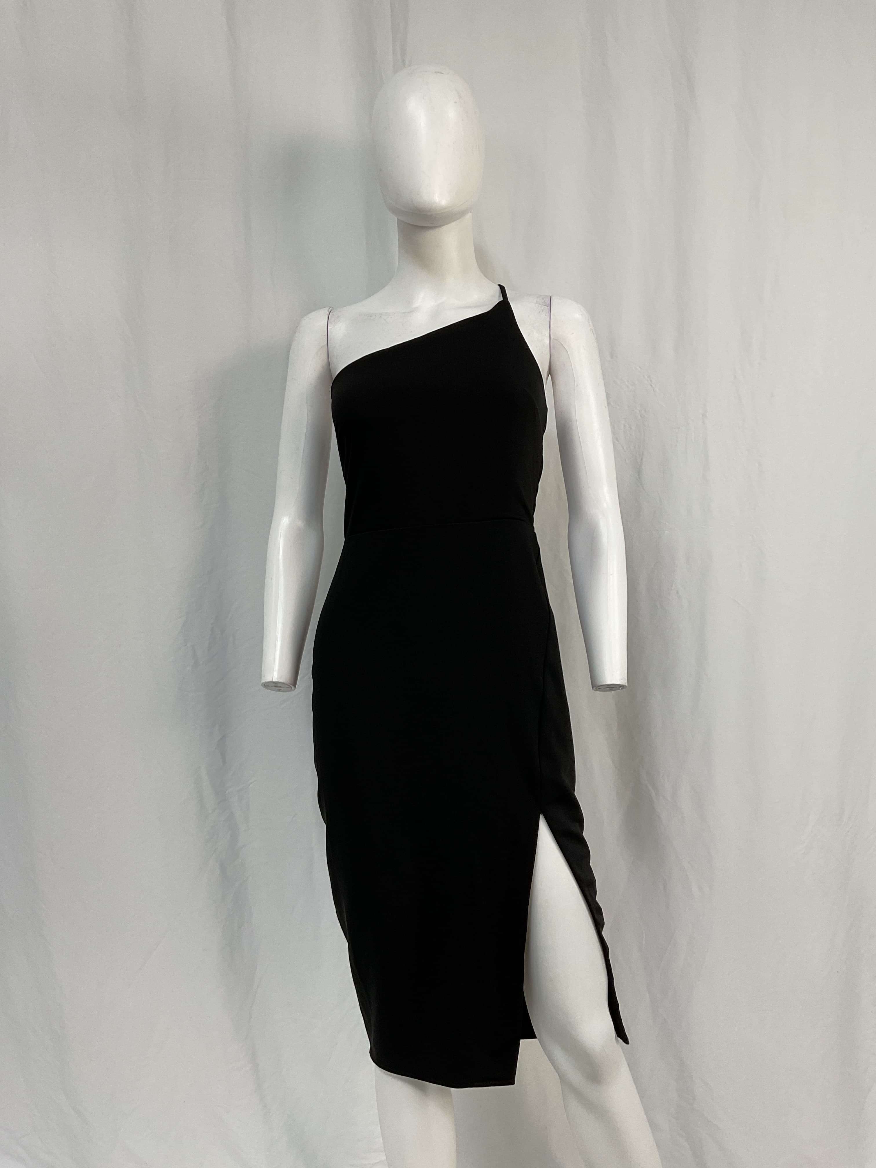 Lazo Midi Dress In Black - Image 2
