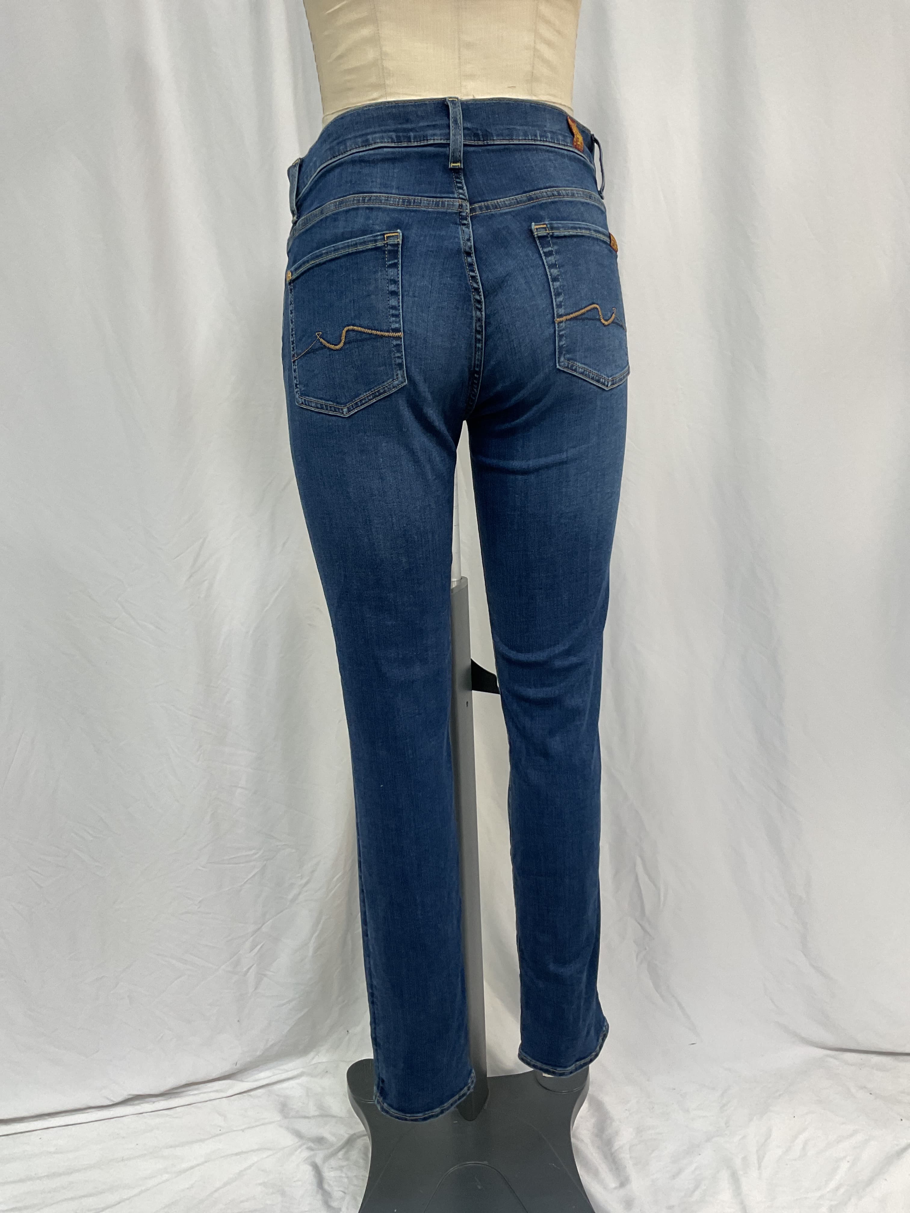 7 For All Mankind Roxanne Mid-Rise Slim Jeans - Image 2