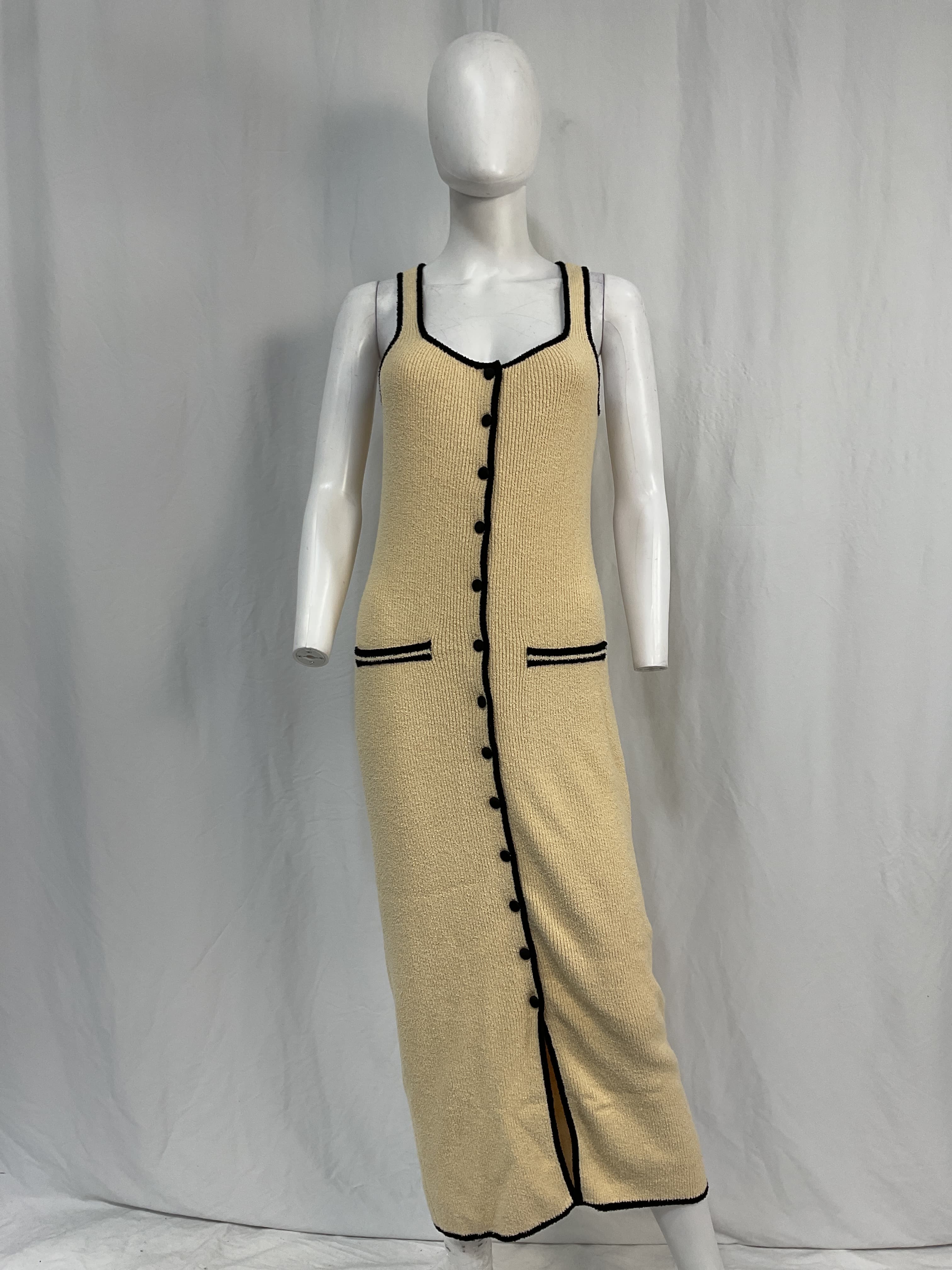 L'academie By Marianna Havilah Midi Dress In Beige - Image 4