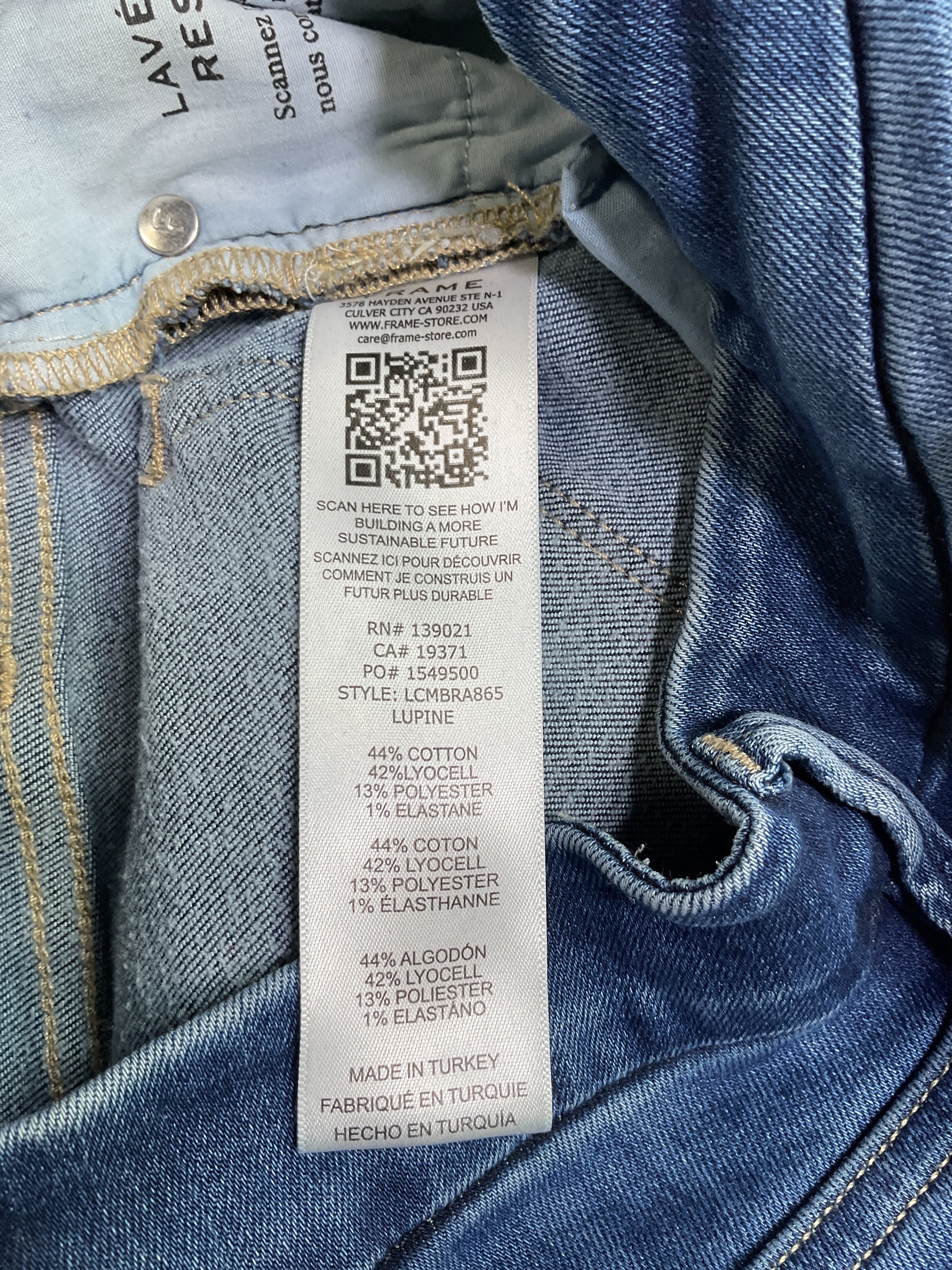 Le Cropped Mini Mid Rise Bootcut Jeans - Image 4