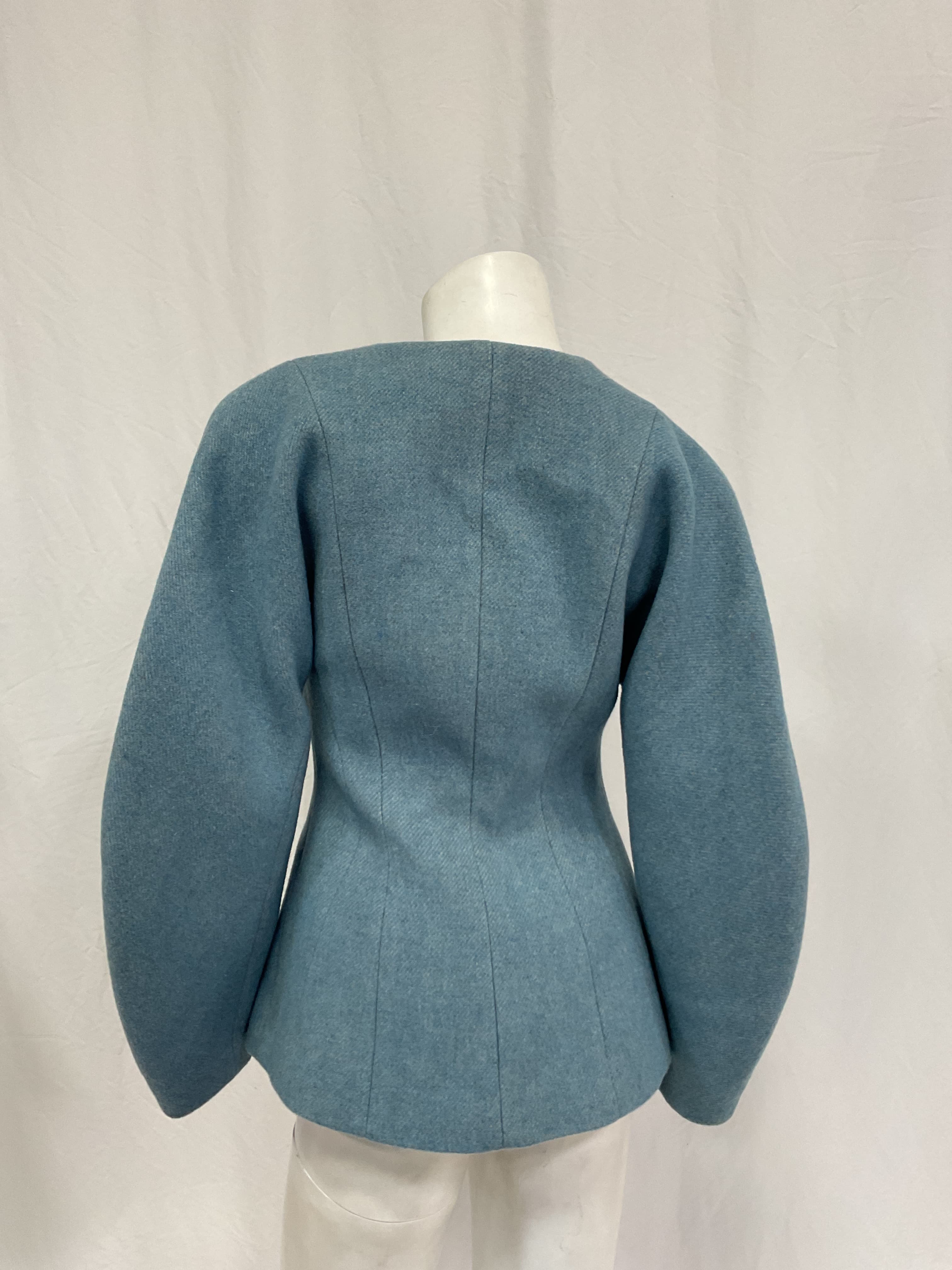 Twill Wool Suiting Blazer - Image 2