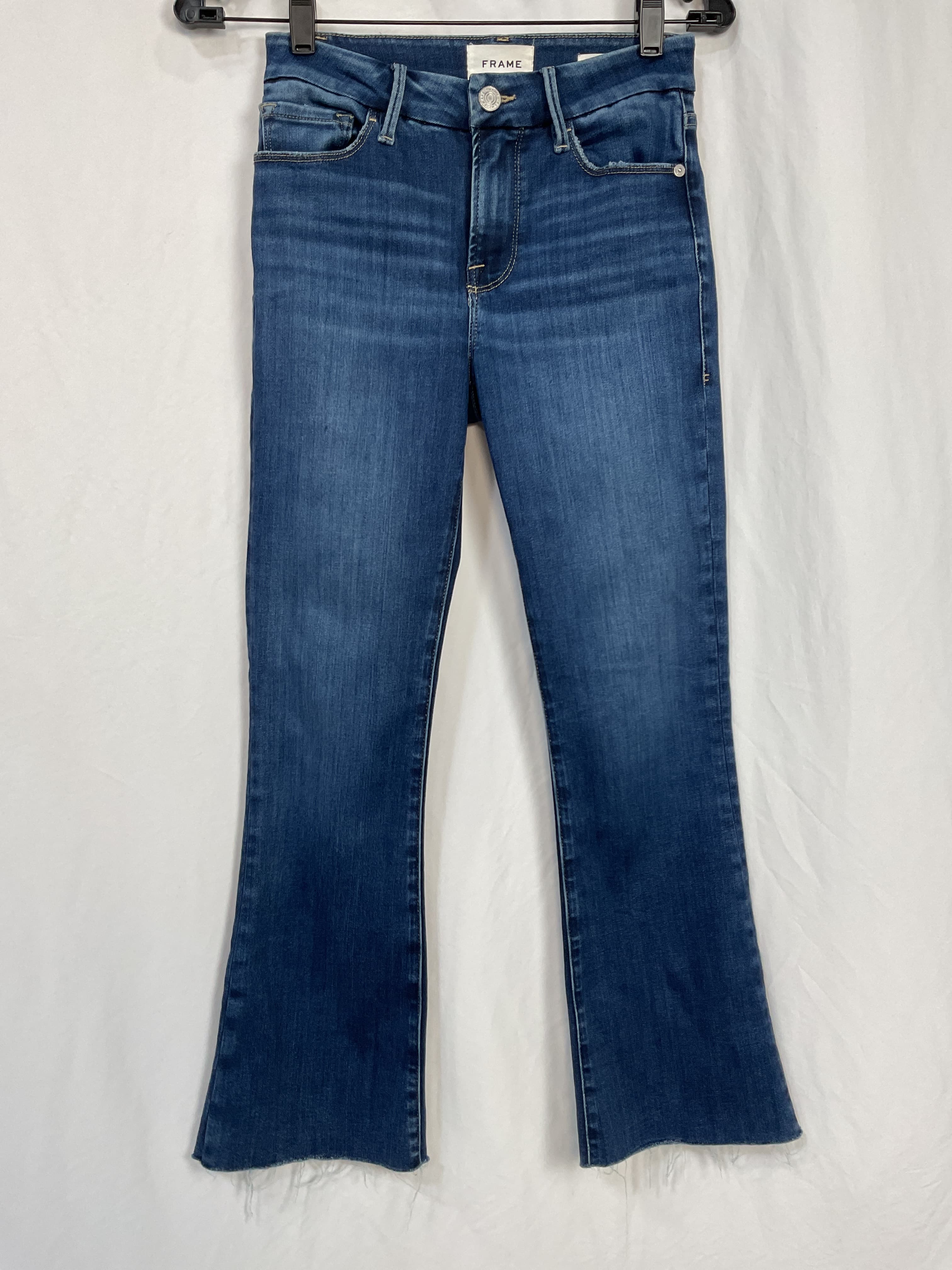 Le Cropped Mini Mid Rise Bootcut Jeans - Image 3