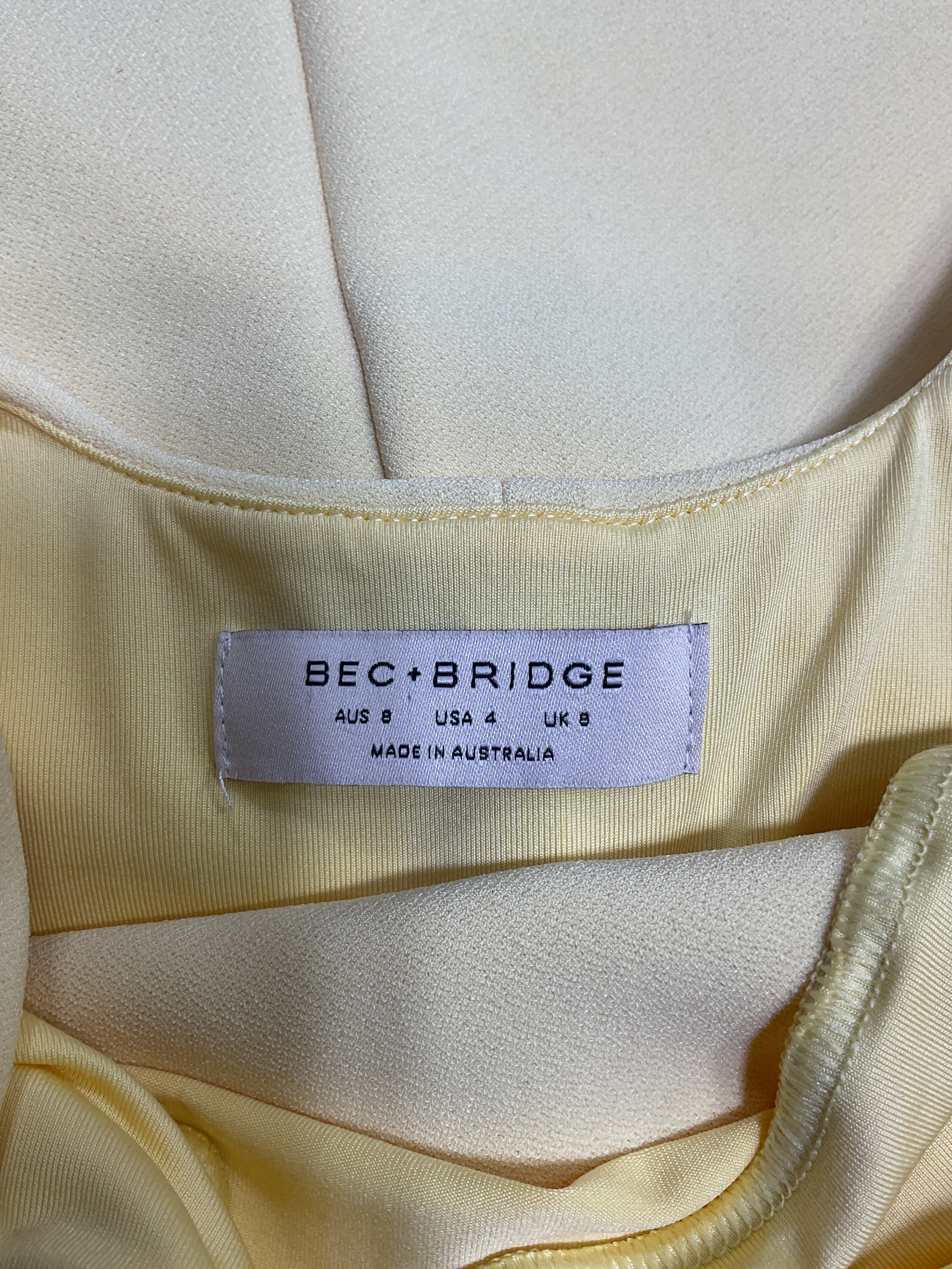 Karina Tuck Midi Dress In Butter Yellow - Image 4