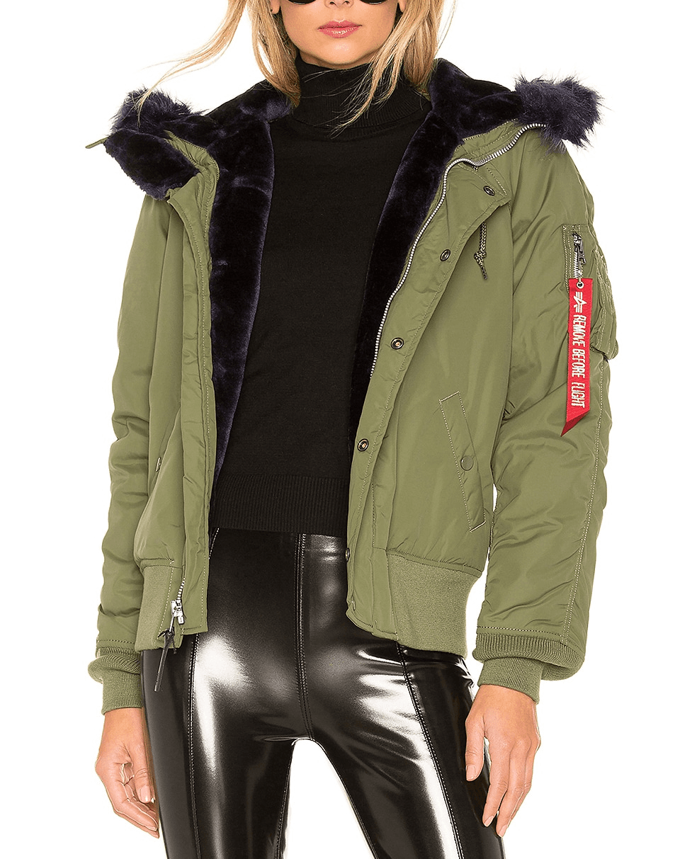 N-2b Impact Parka With Faux Fur Trim - Image 1