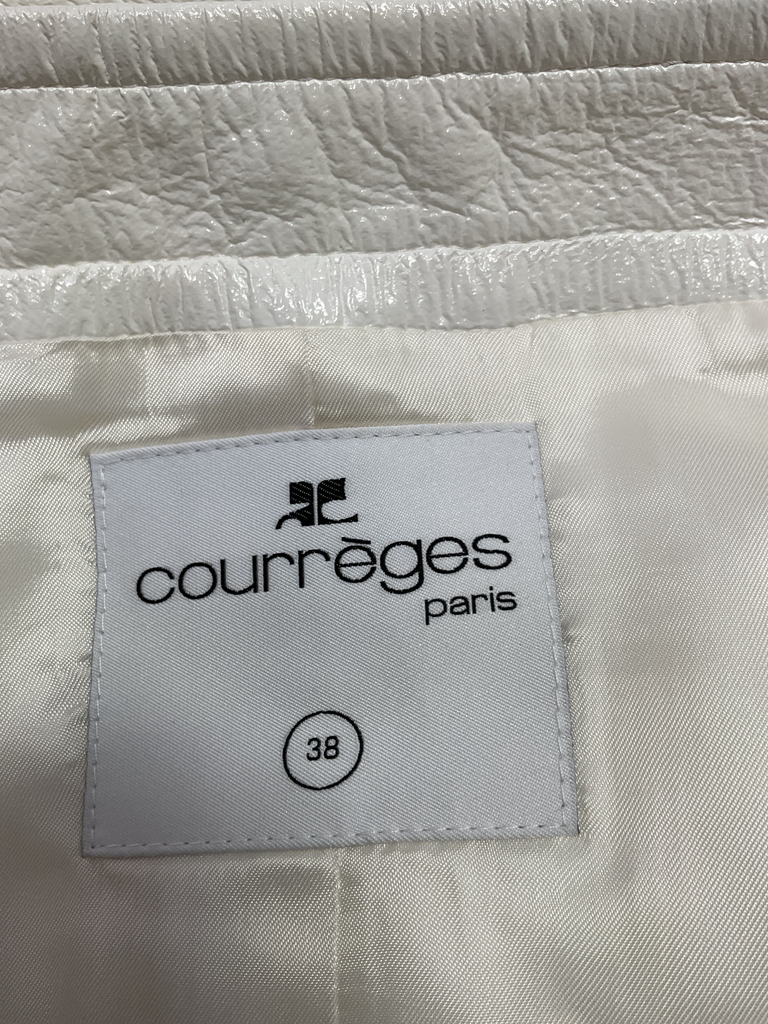 White Reedition Miniskirt - Image 3