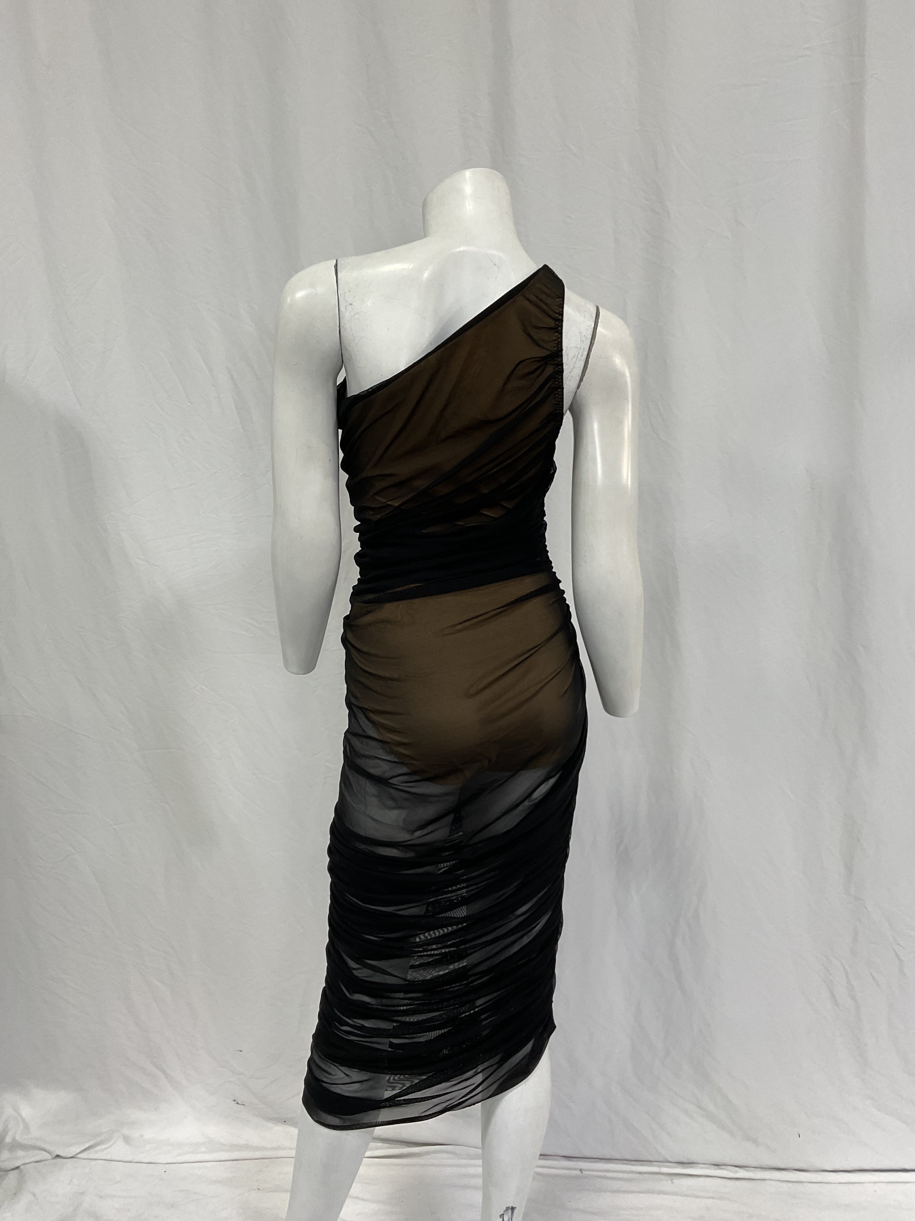 Diana Gown In Black Mesh - Image 4