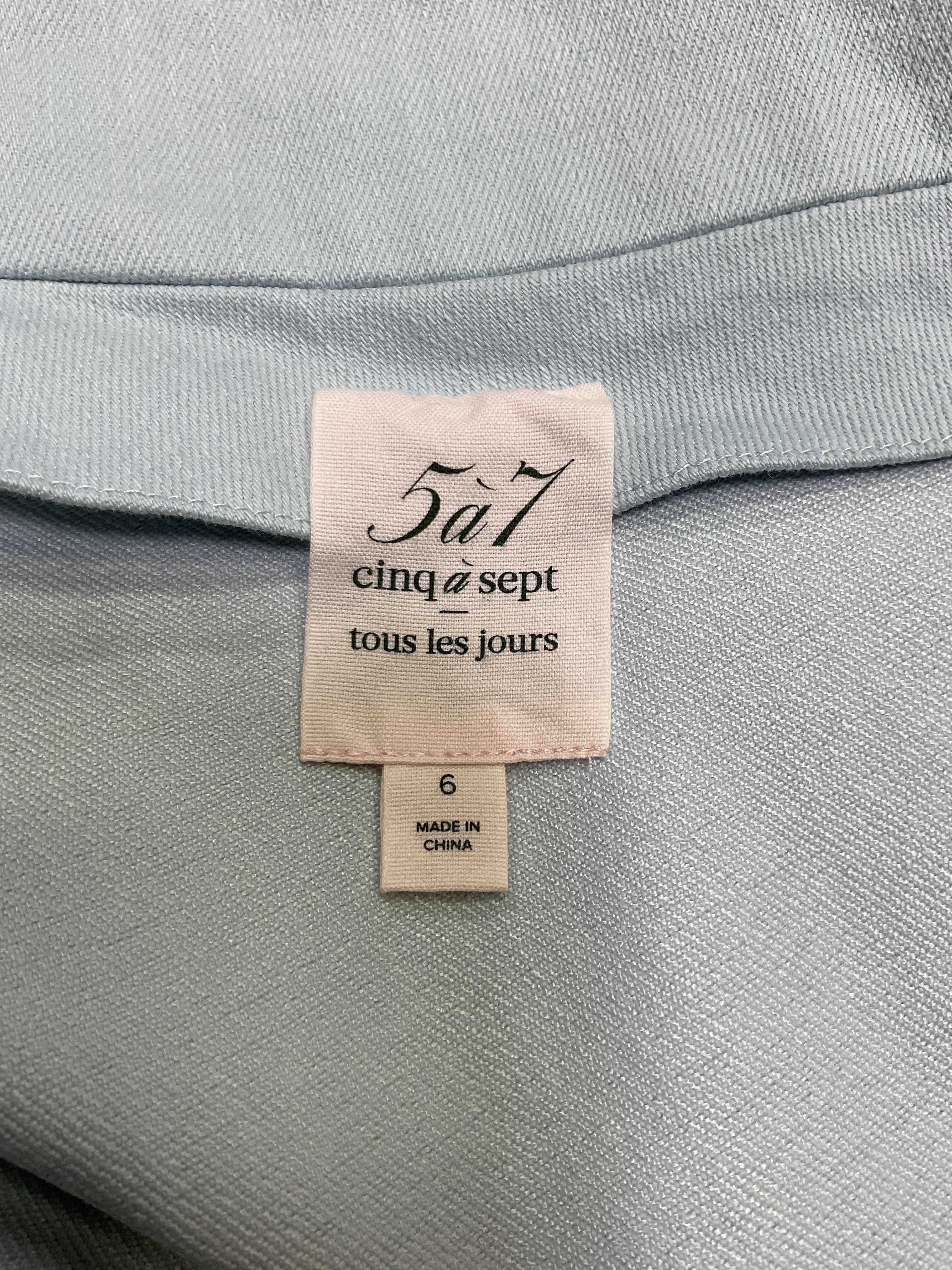 Milly Dress In Baby Blue - Image 4