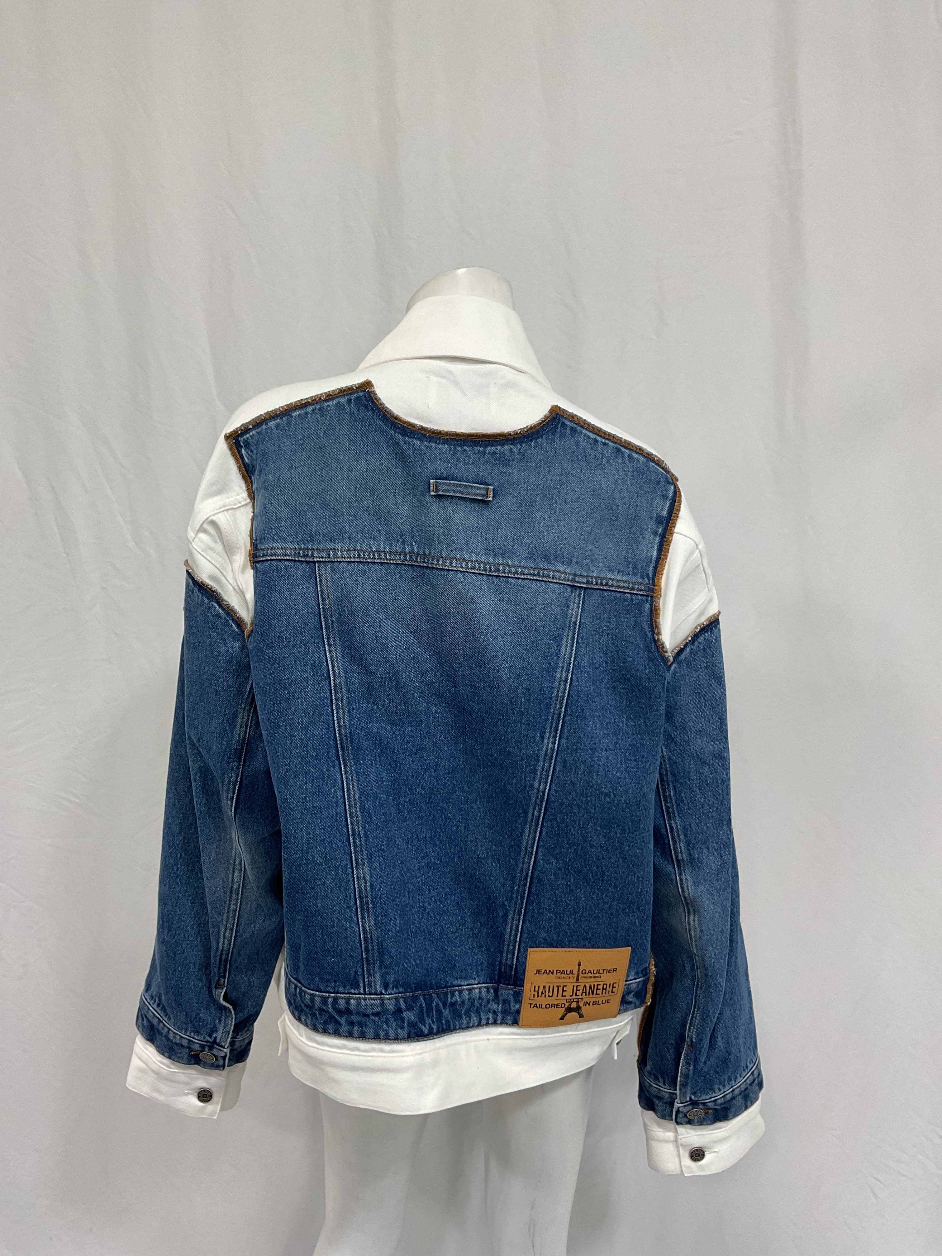 Two-Tone Denim Jacket - Image 4
