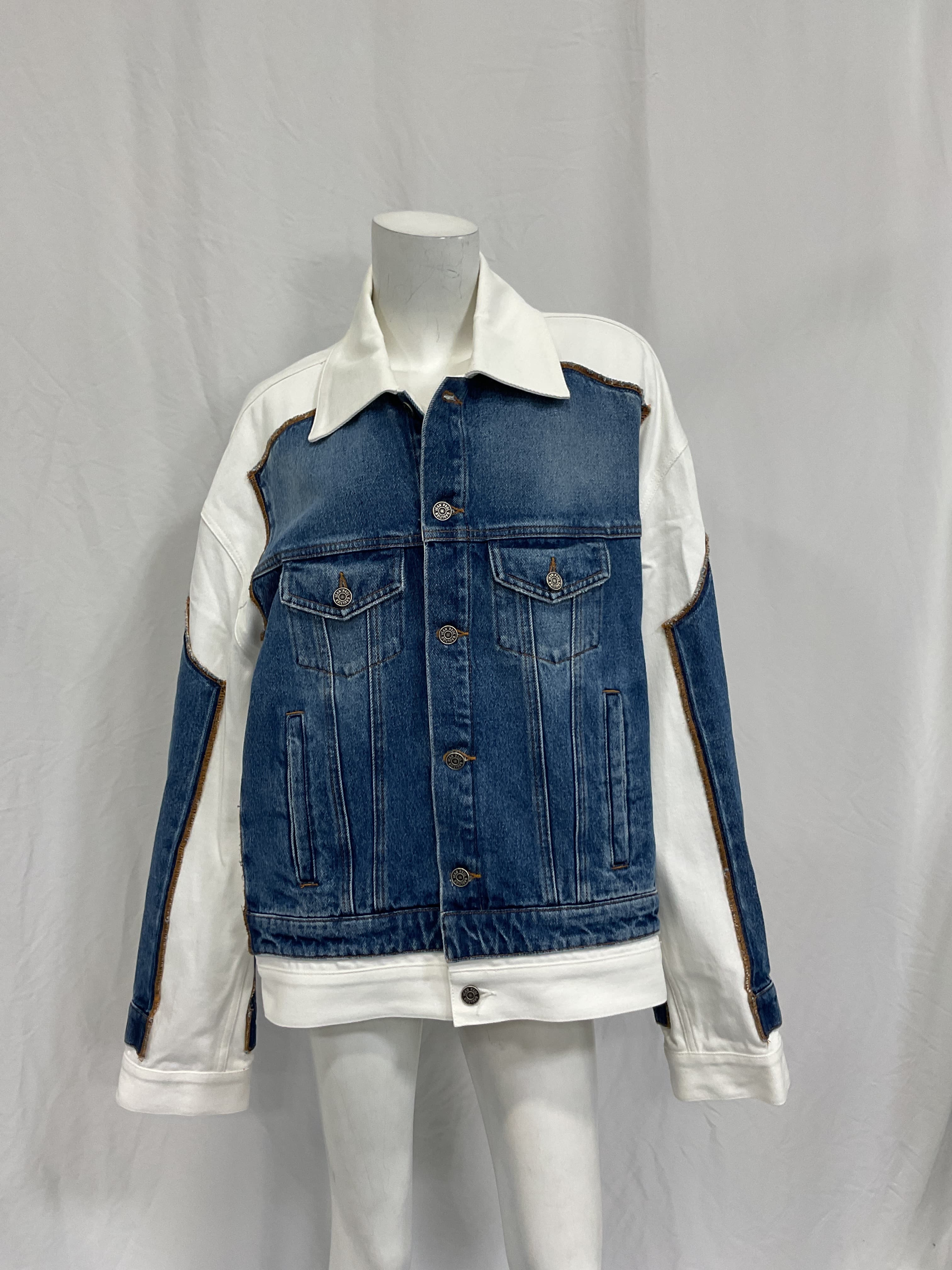 Two-Tone Denim Jacket - Image 3