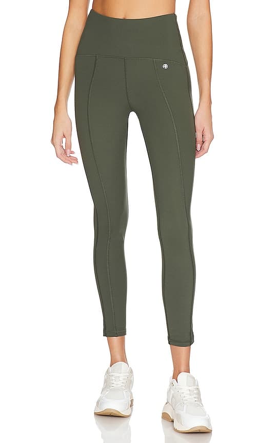 Sport Bran Legging In Dark Olive - Image 1