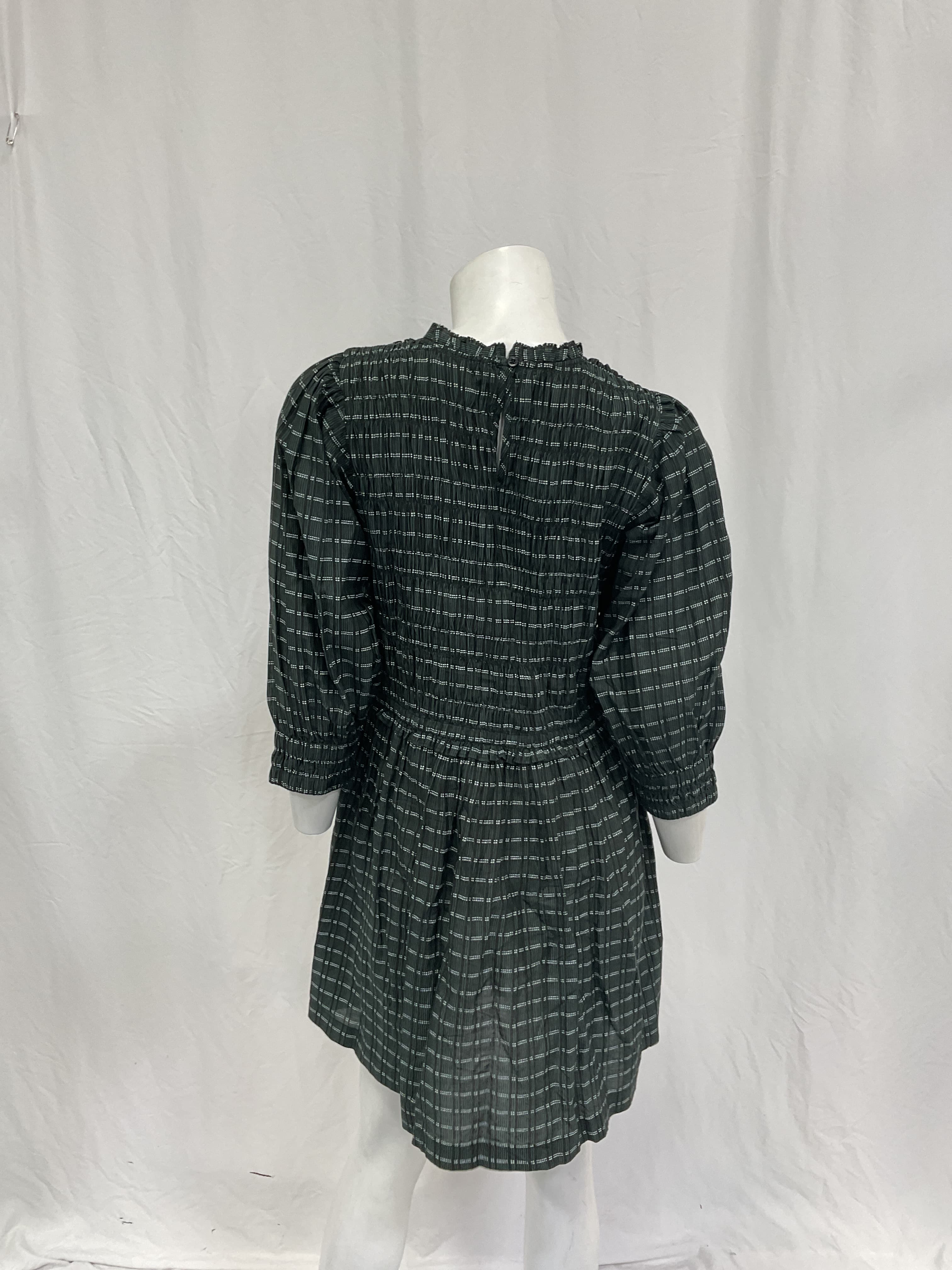 Aldea Smocked Organic Cotton Babydoll Dress - Image 2
