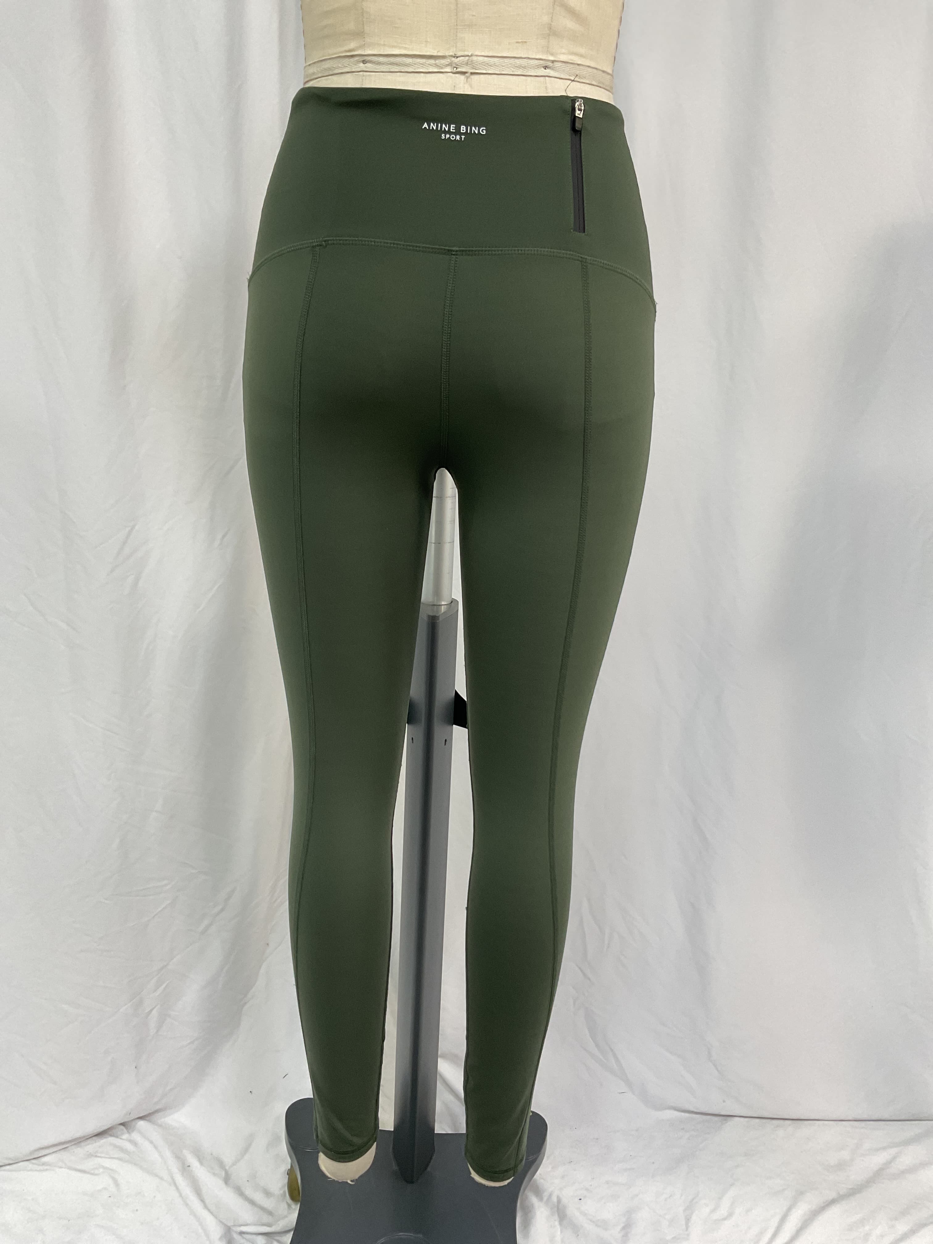 Sport Bran Legging In Dark Olive - Image 3