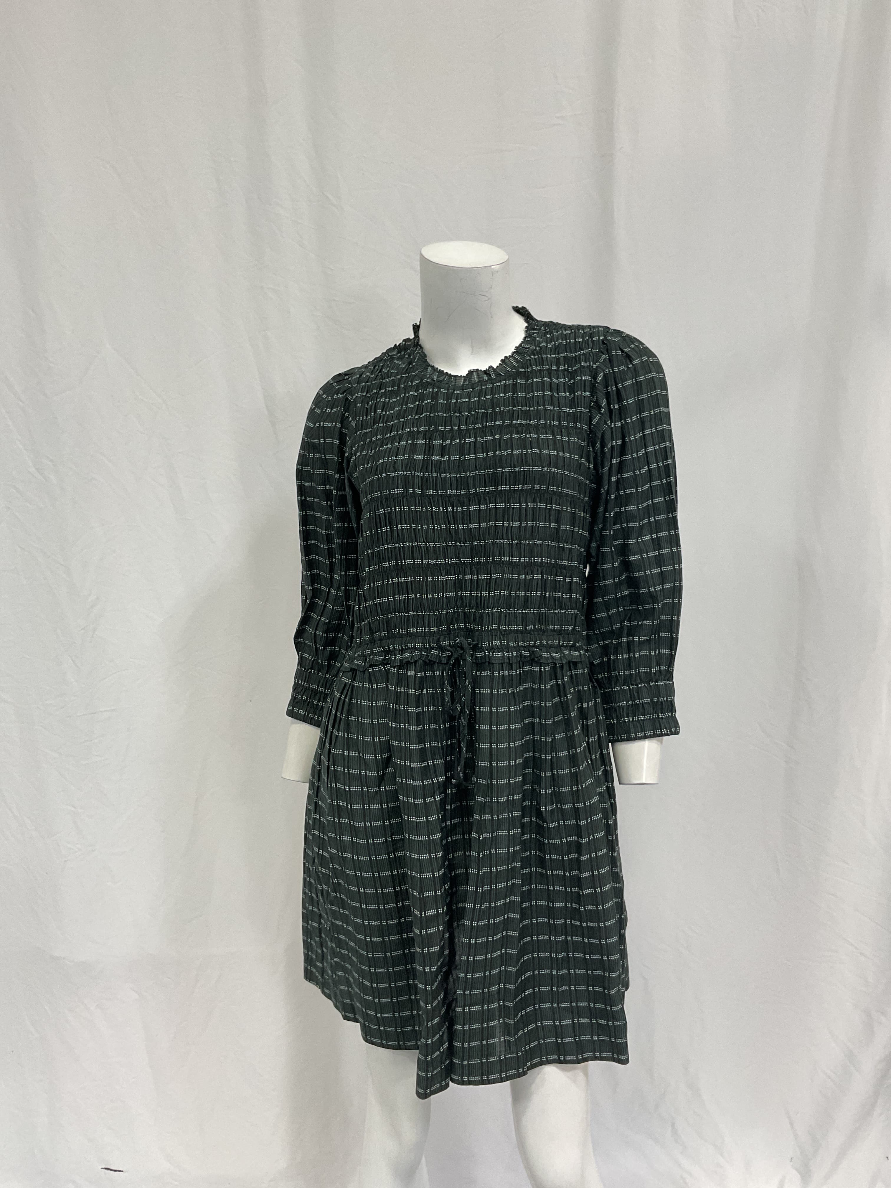 Aldea Smocked Organic Cotton Babydoll Dress - Image 3