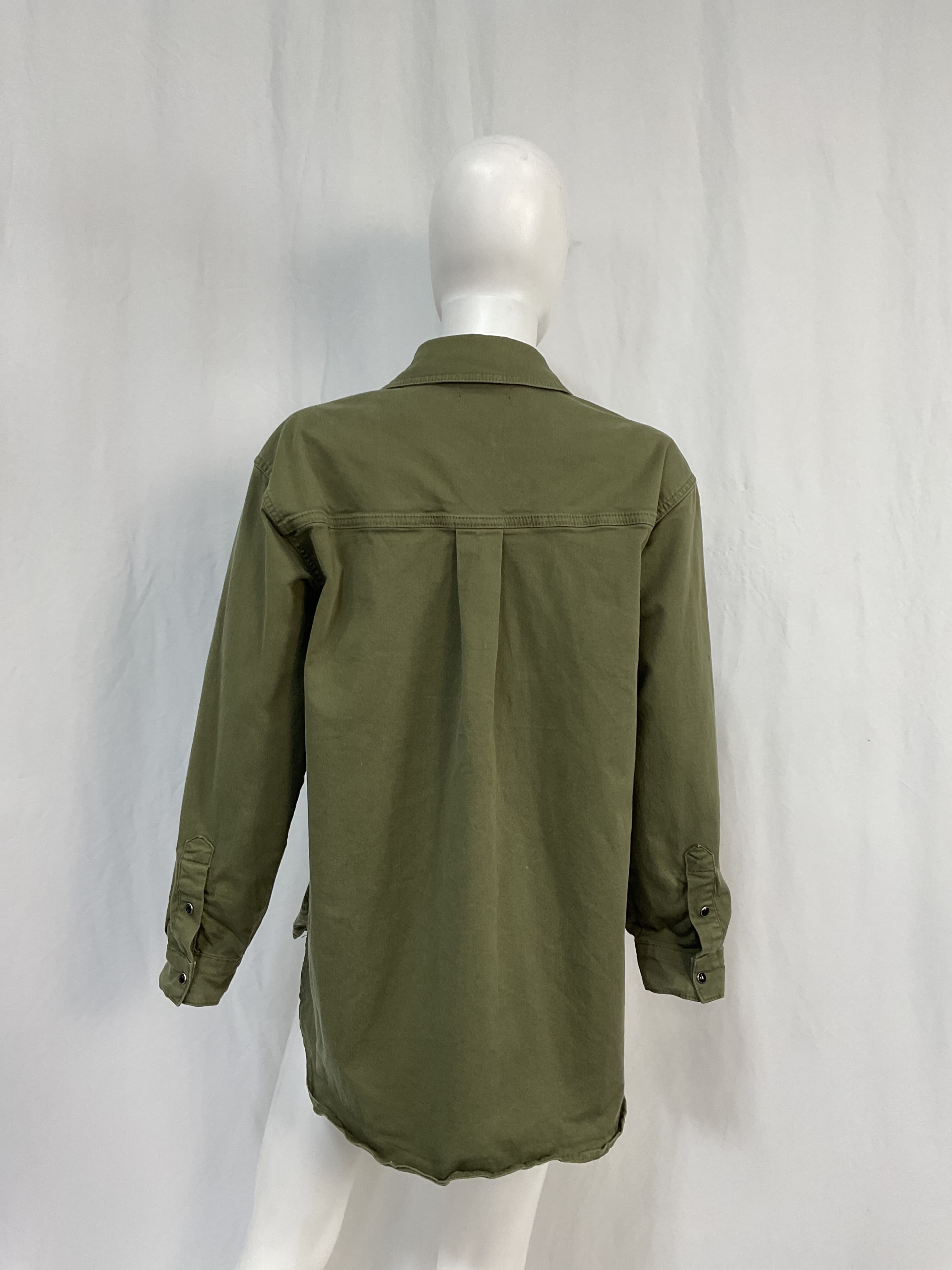 Simon Shirt In Army Green - Image 3