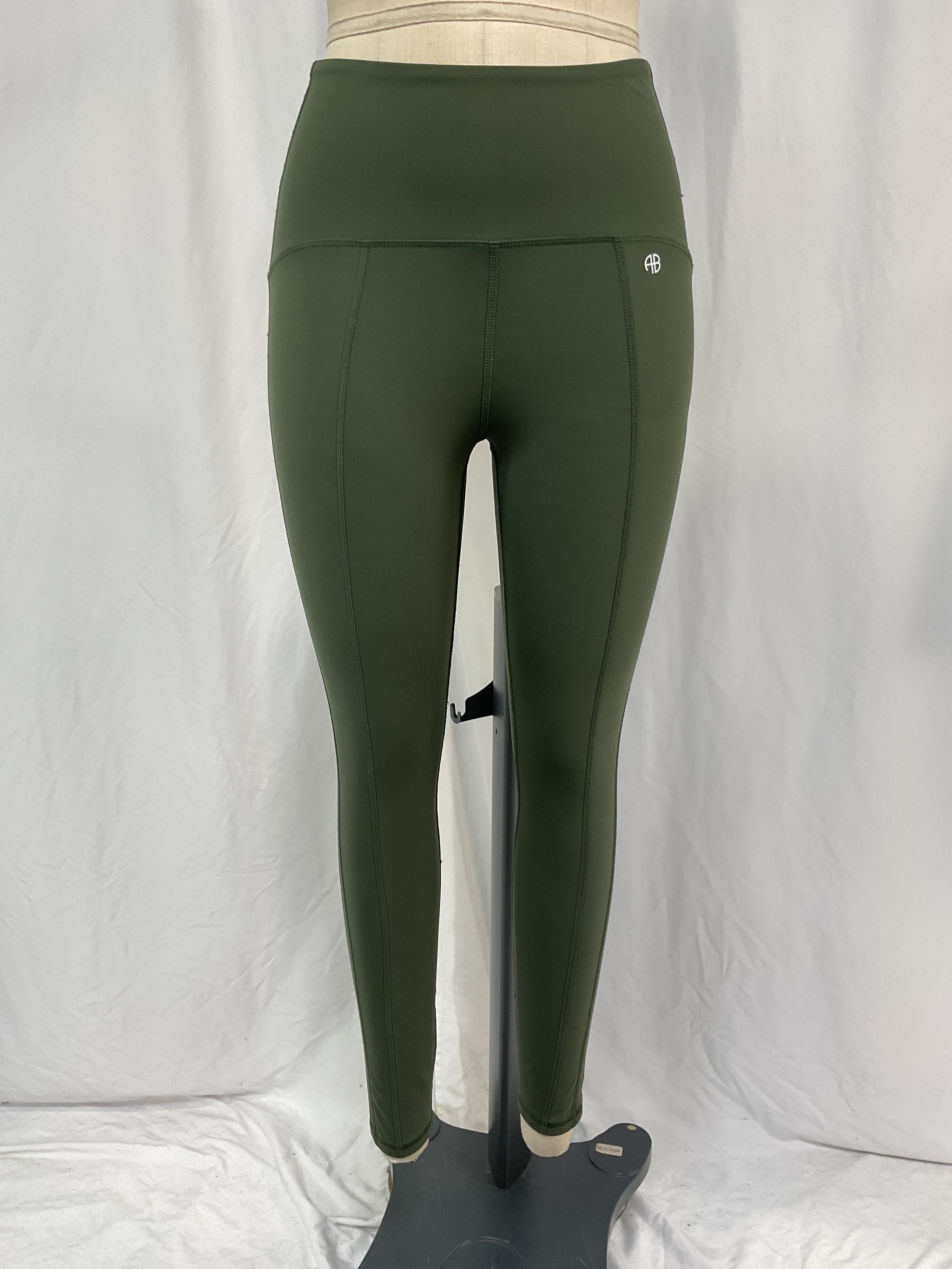 Sport Bran Legging In Dark Olive - Image 2