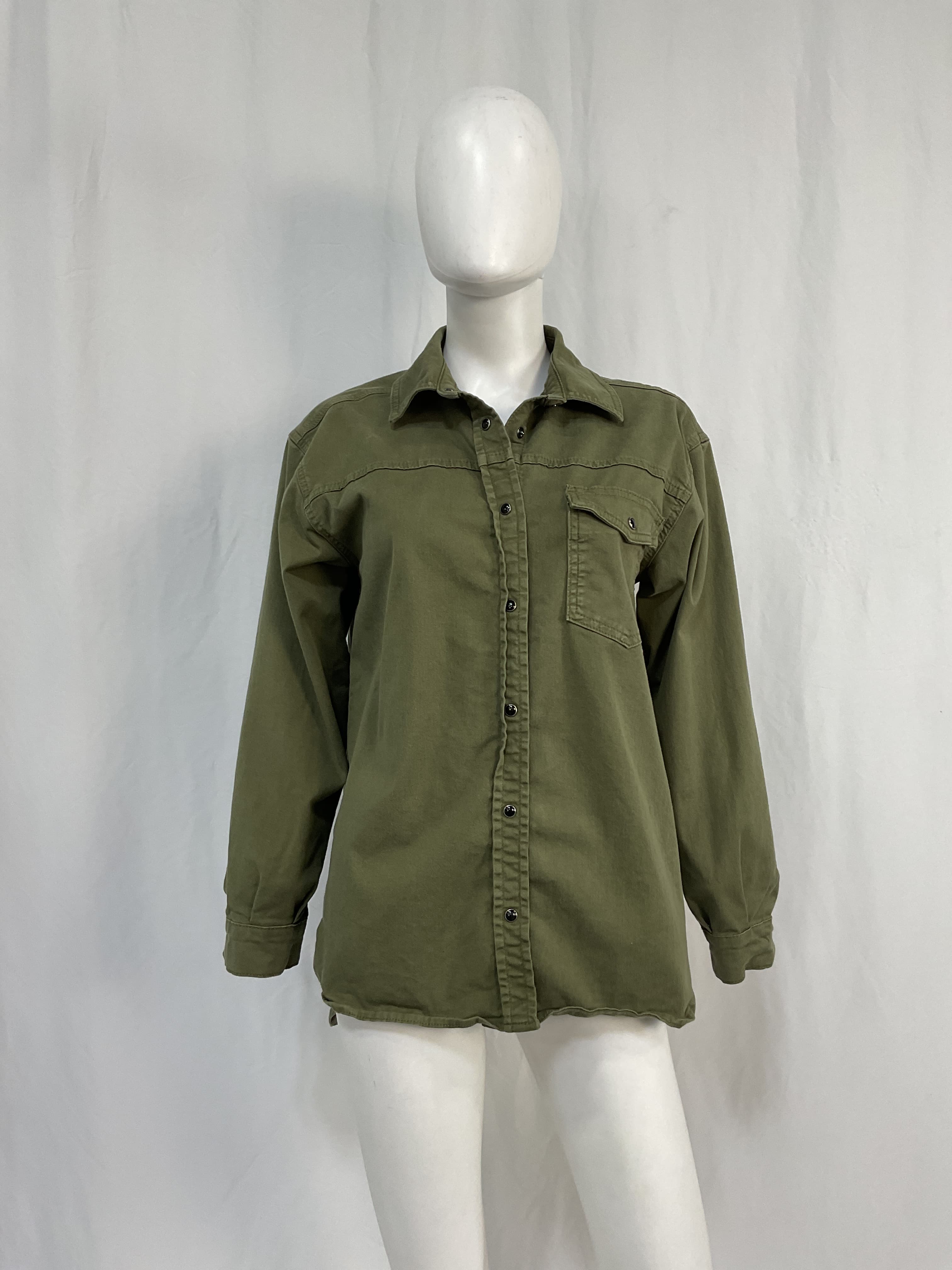 Simon Shirt In Army Green - Image 2