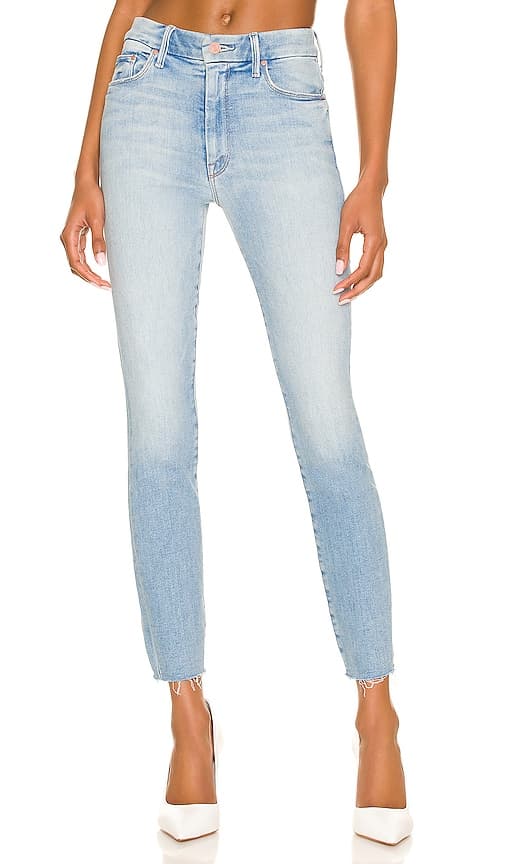 High Waisted Looker Ankle Fray In Au Revoir - Image 1
