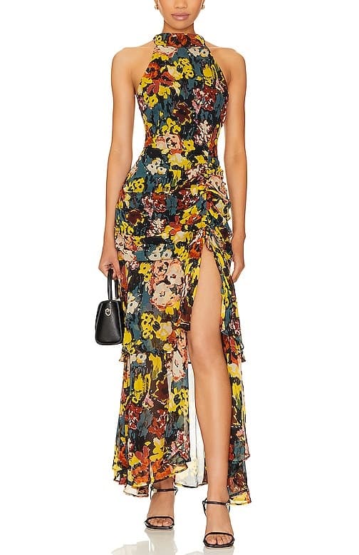 Gianna Maxi Dress In Monet - Image 1