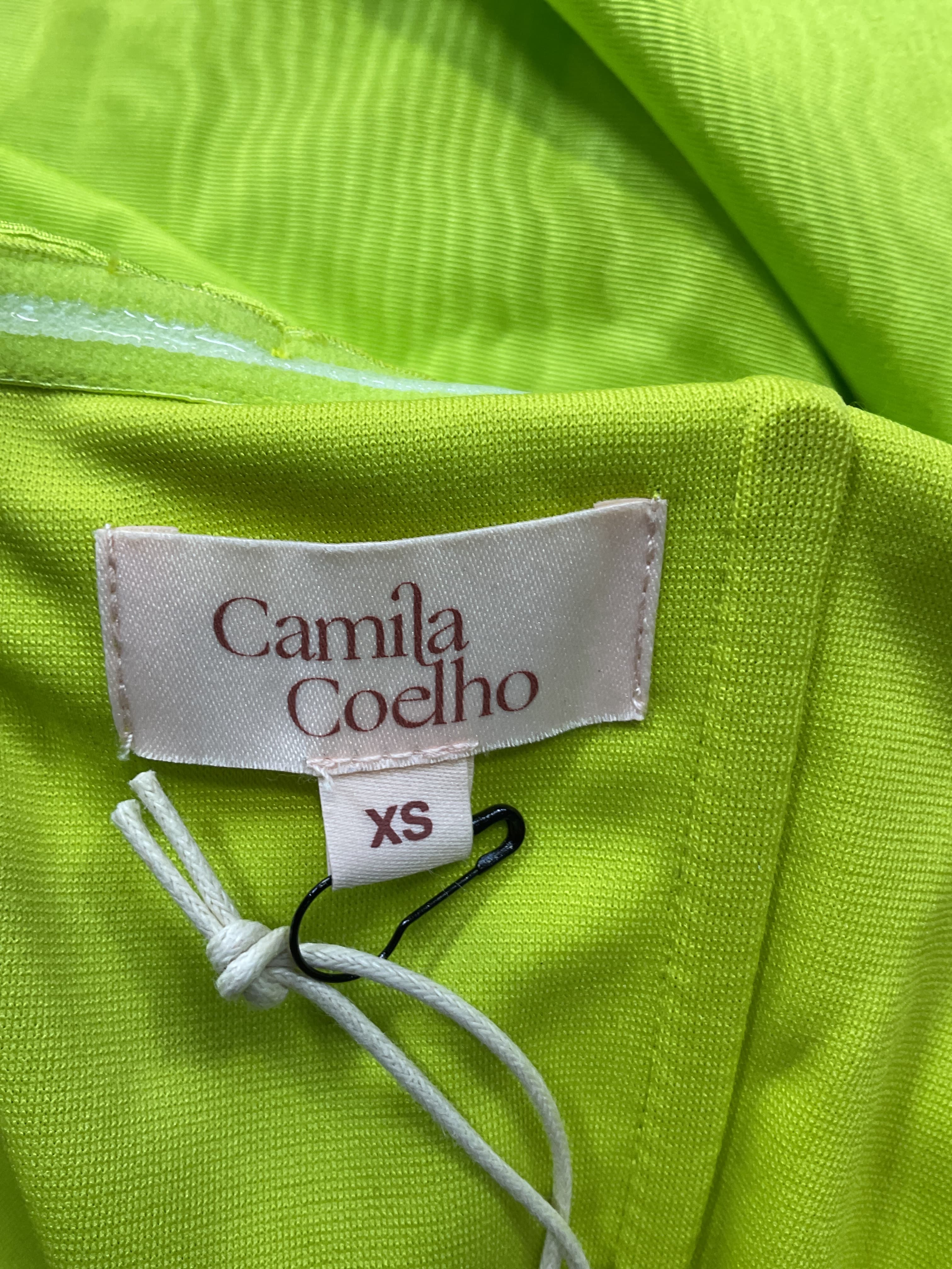 Rhiannon Mini Dress In Apple Green - Image 3