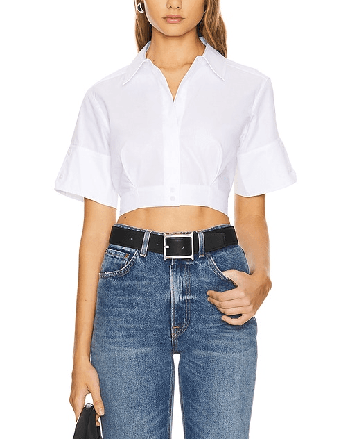 Sabrina Top In White - Image 1