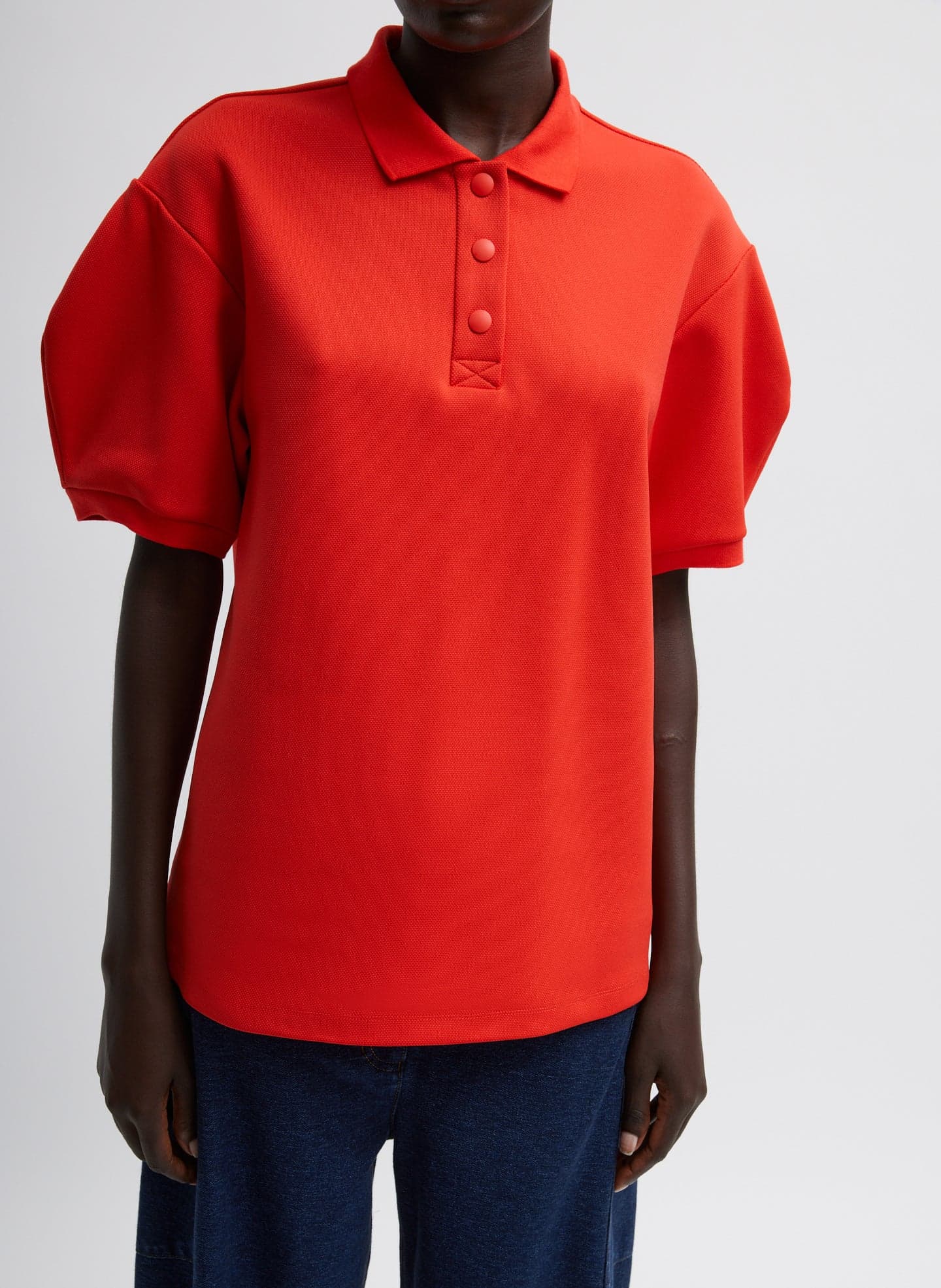 Luxe Pique Polo Shirt - Image 1