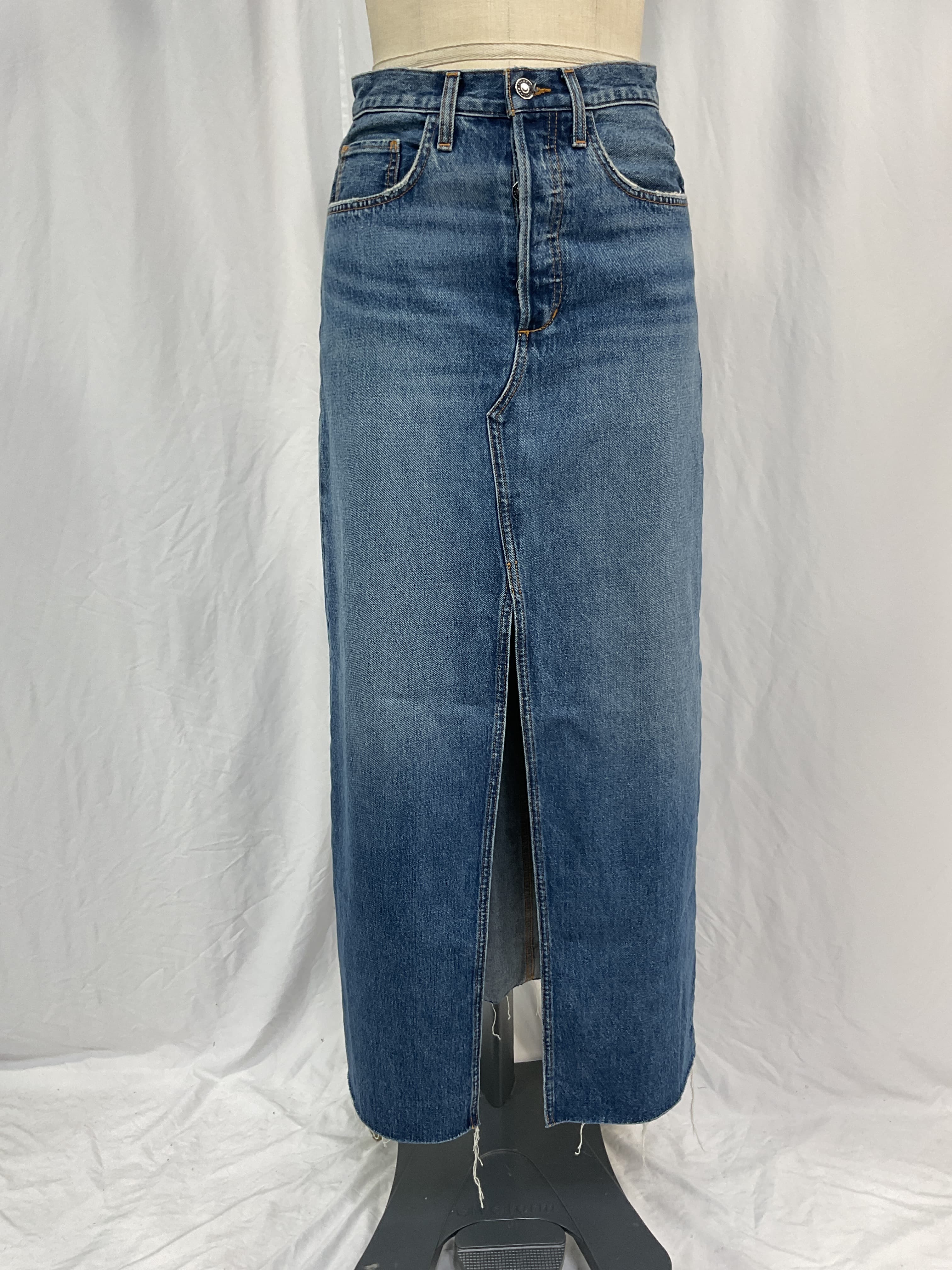 Sadie Denim Maxi Skirt - Image 3