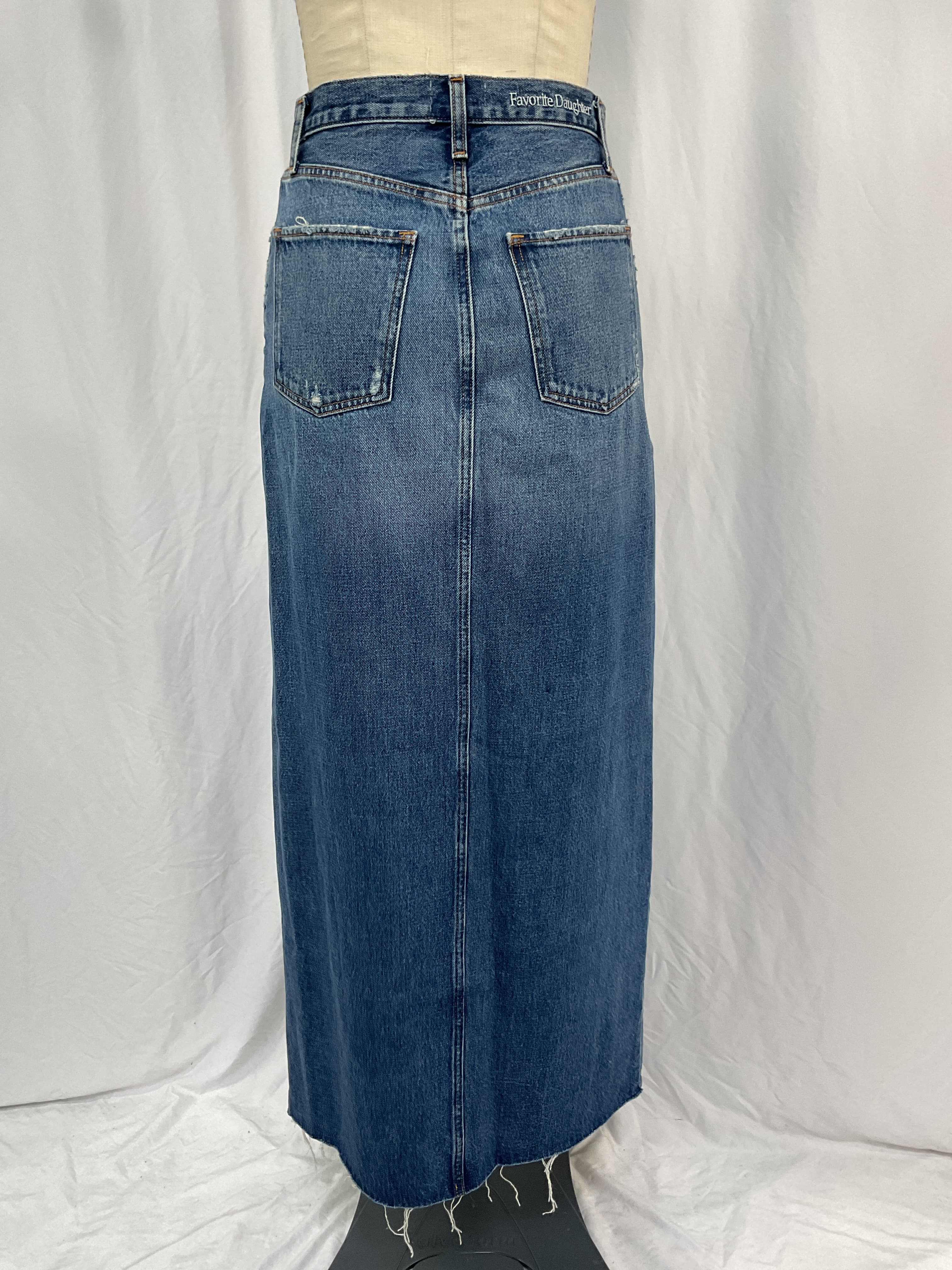 Sadie Denim Maxi Skirt - Image 2