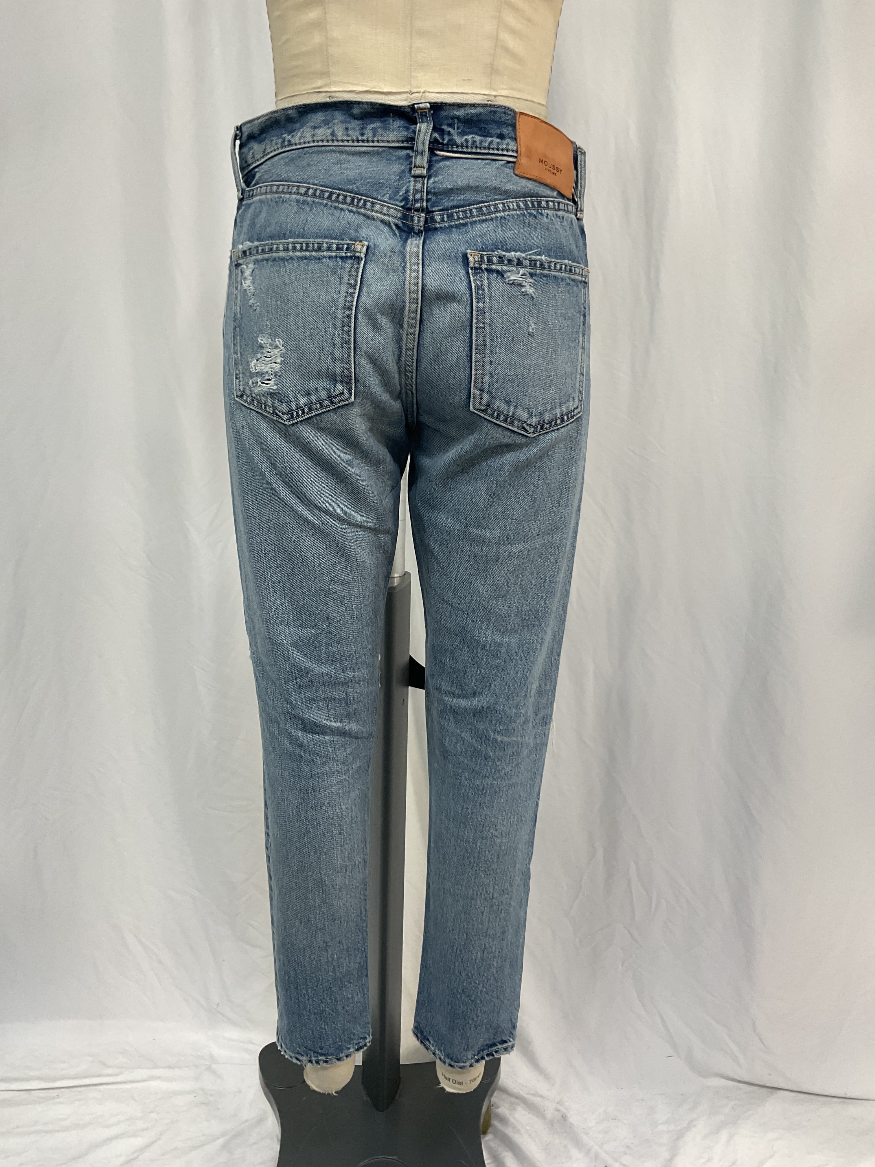 Humphreys High-Rise Distressed Tapered Jeans - Image 3