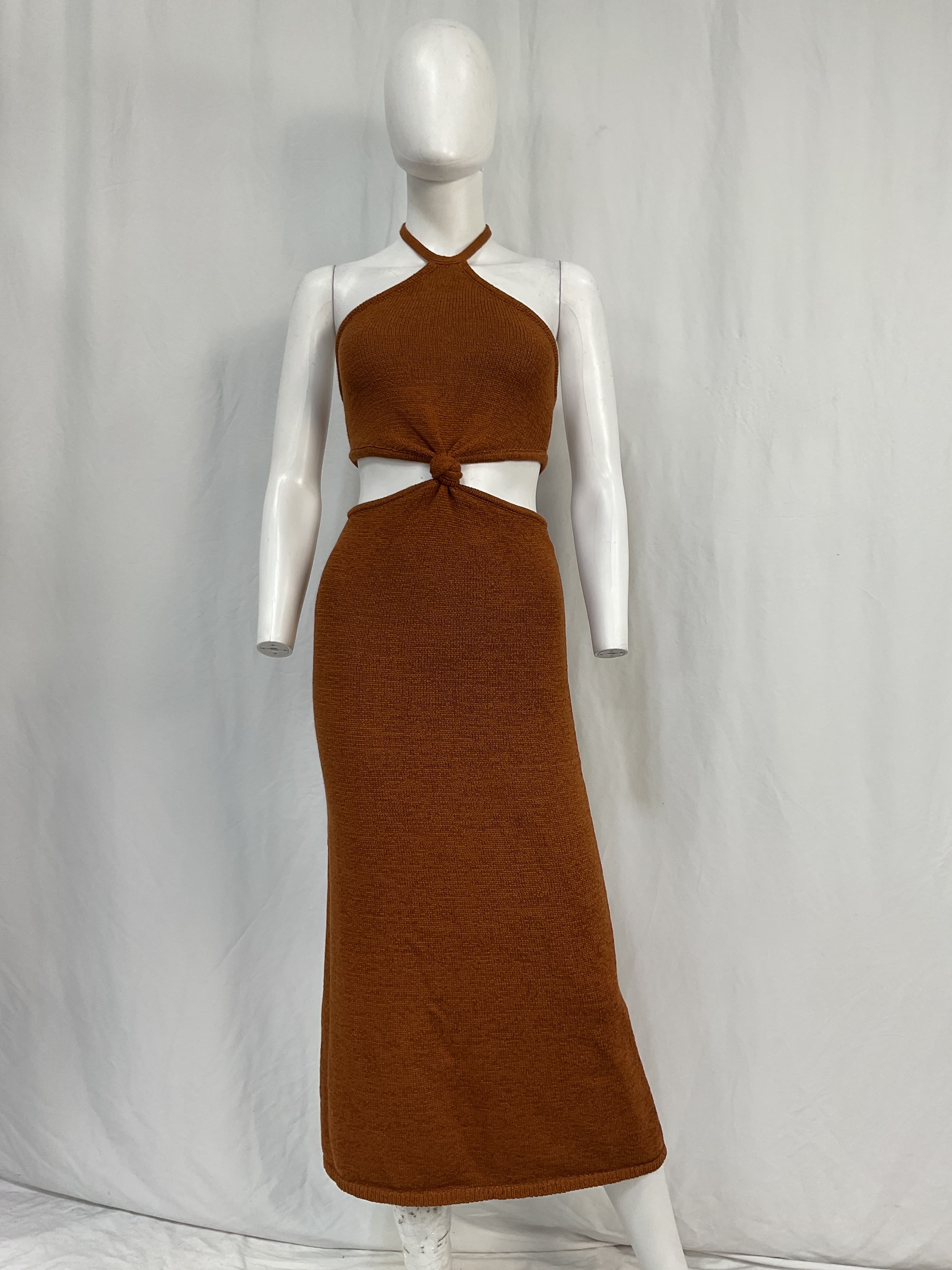 Halterneck Long Dress - Image 3