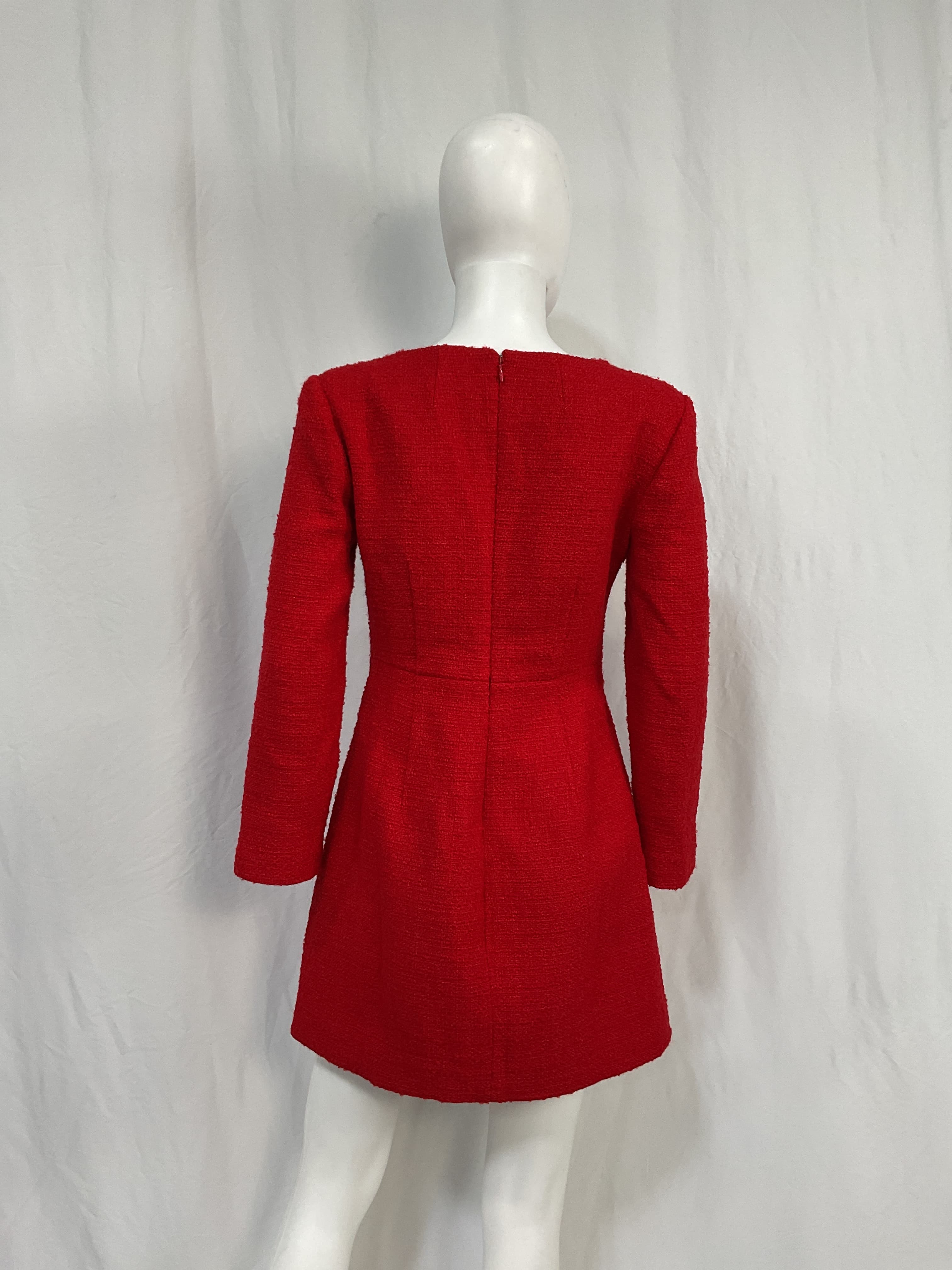 Sophia Mini Dress In Maritime Tweed - Image 2