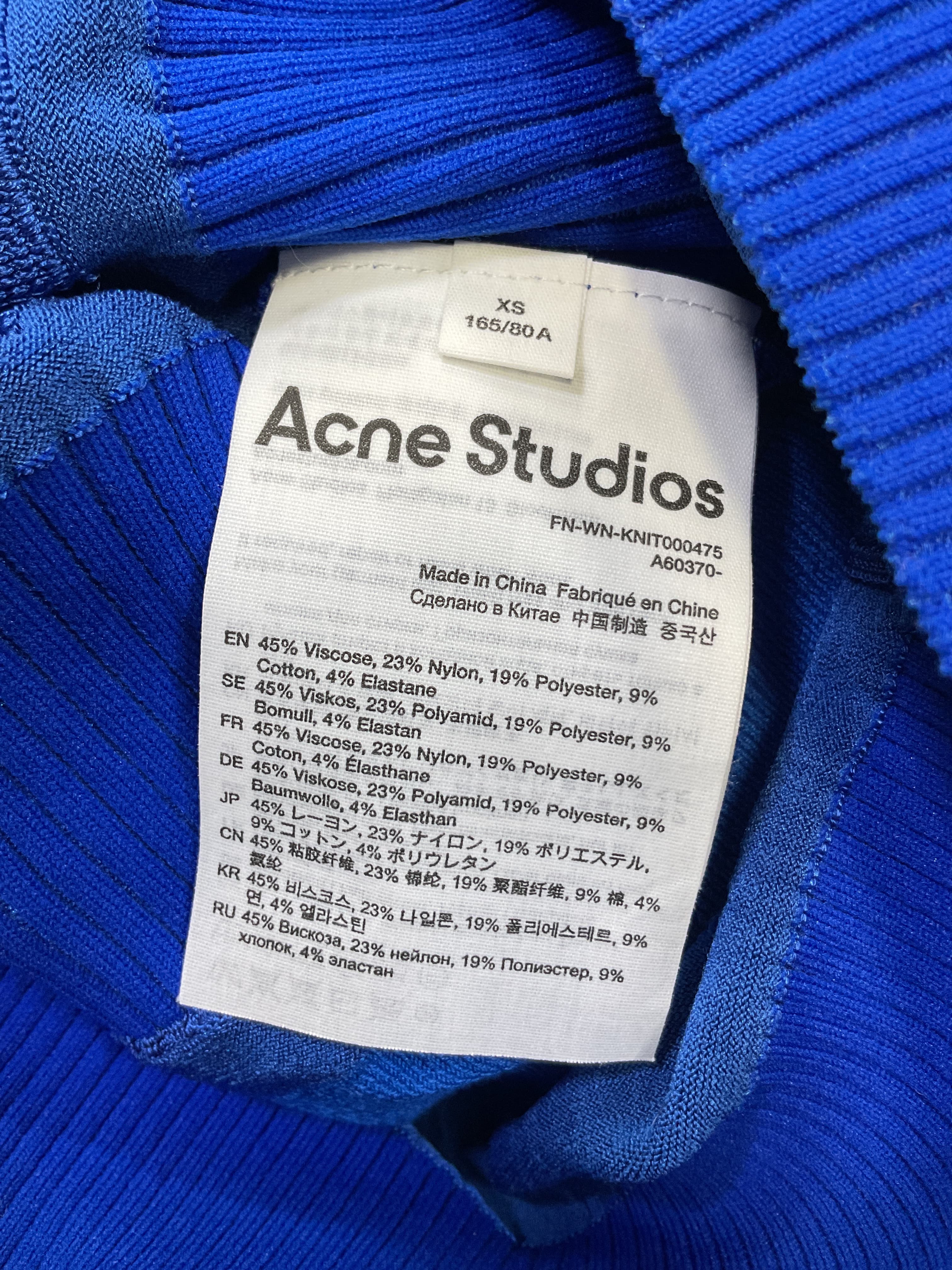 Rib Sweater In Blue - Image 4
