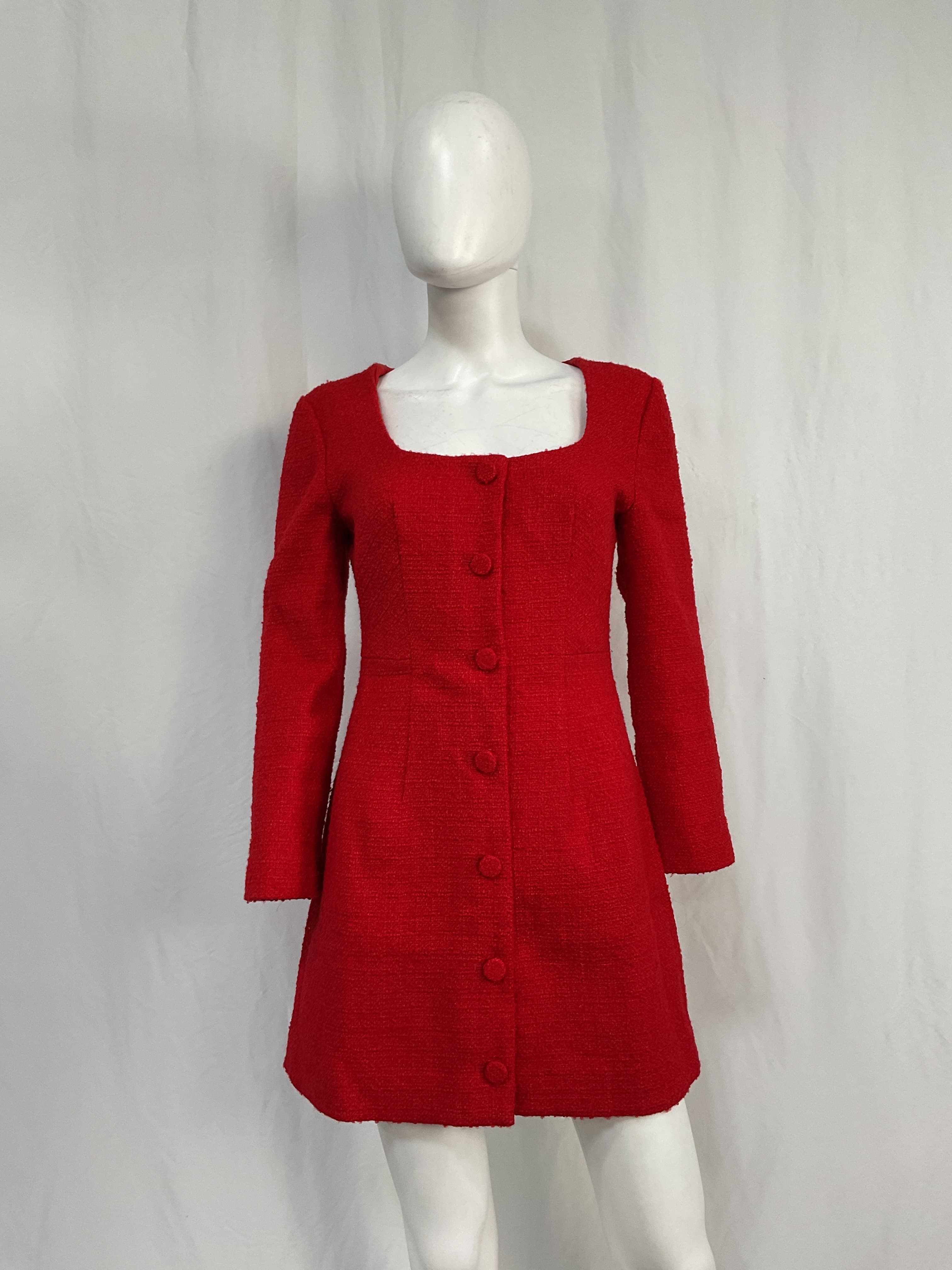 Sophia Mini Dress In Maritime Tweed - Image 3