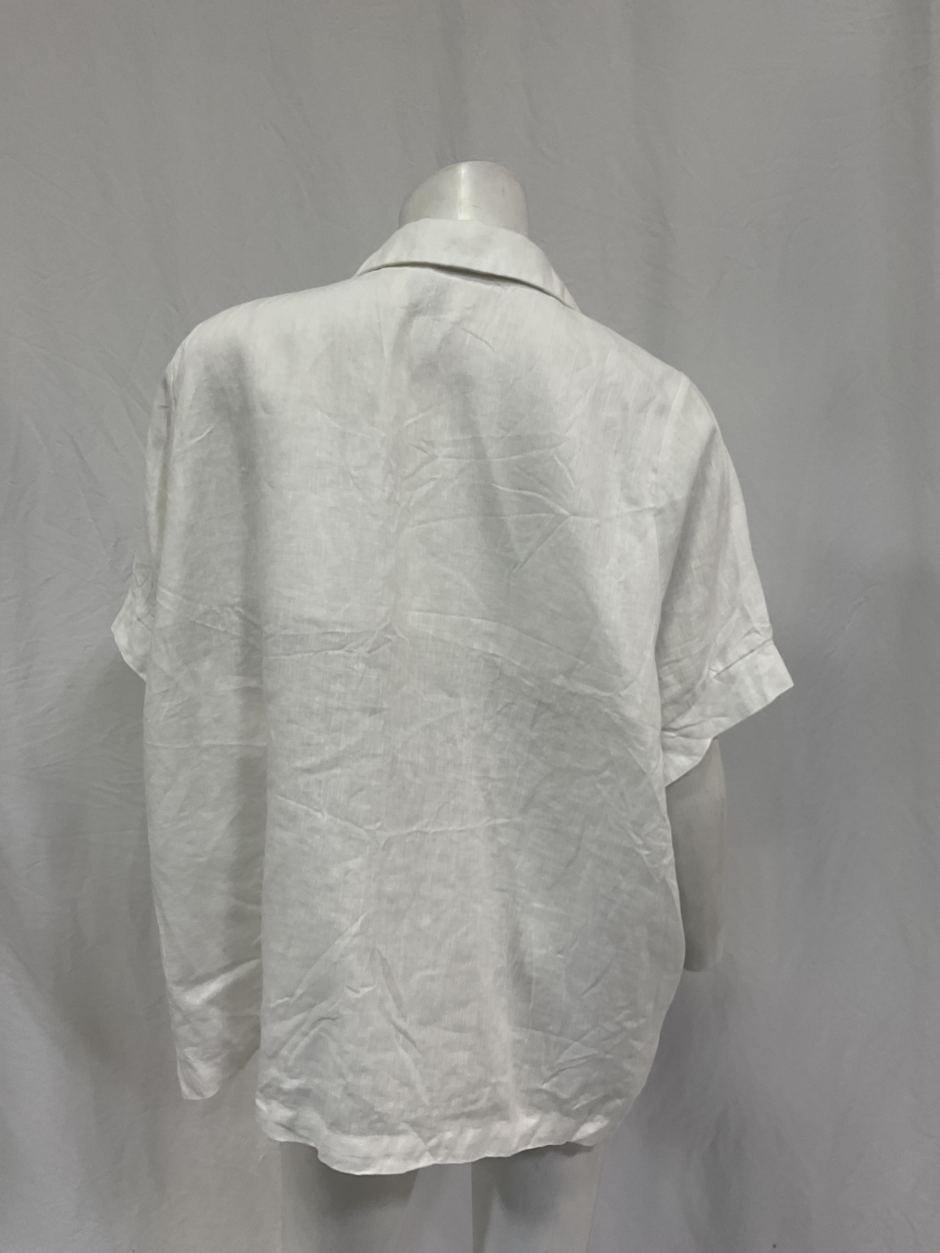 Campbell White Linen Shirt - Image 3